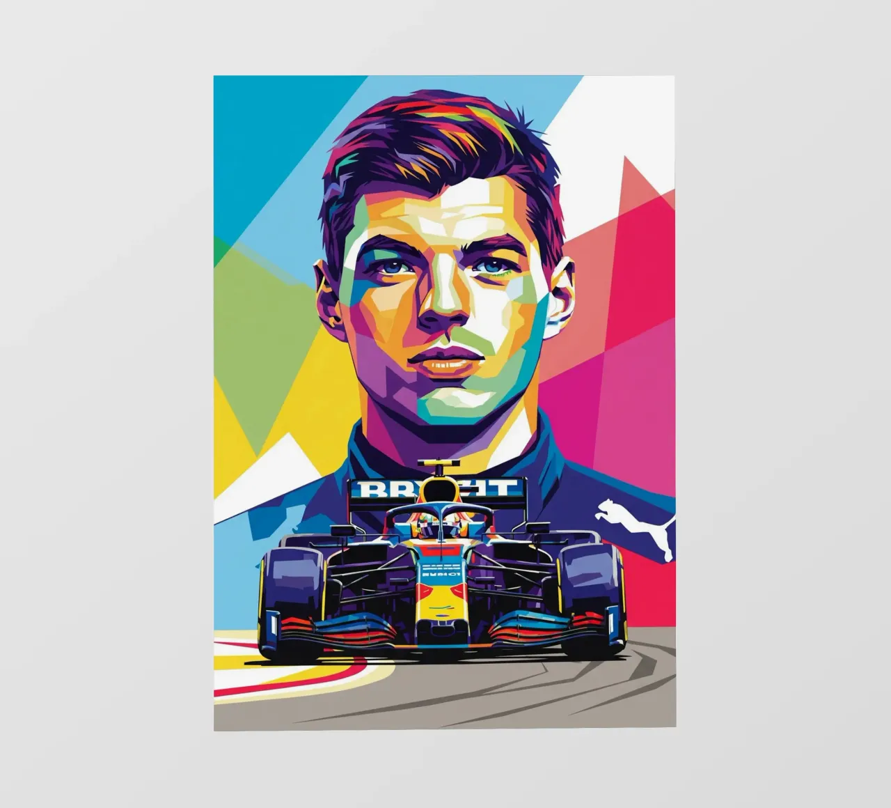 Max Verstappen - Formula Uno pellicola backlit da Hantamrata