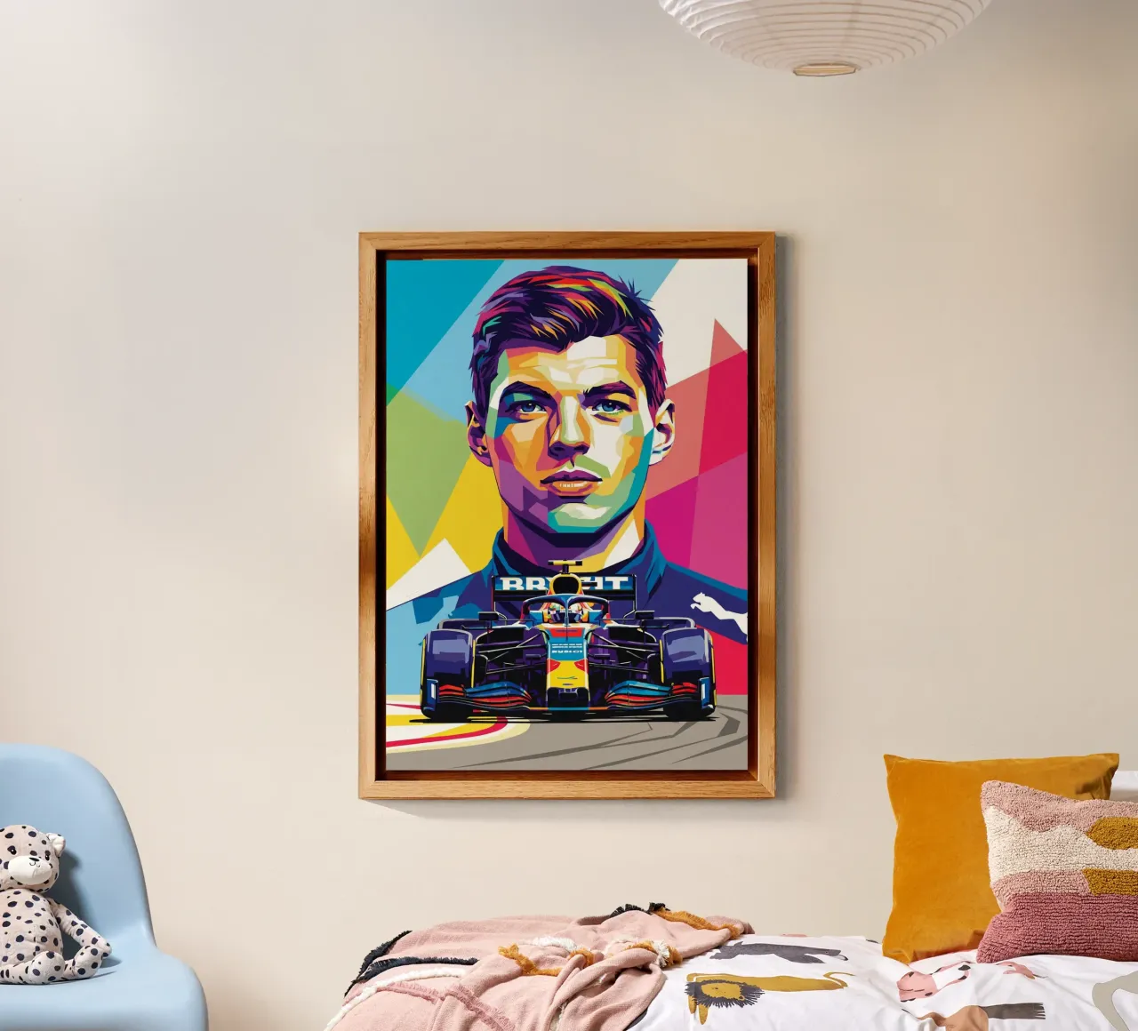 Max Verstappen - Formula Uno alluminio dibond da Hantamrata