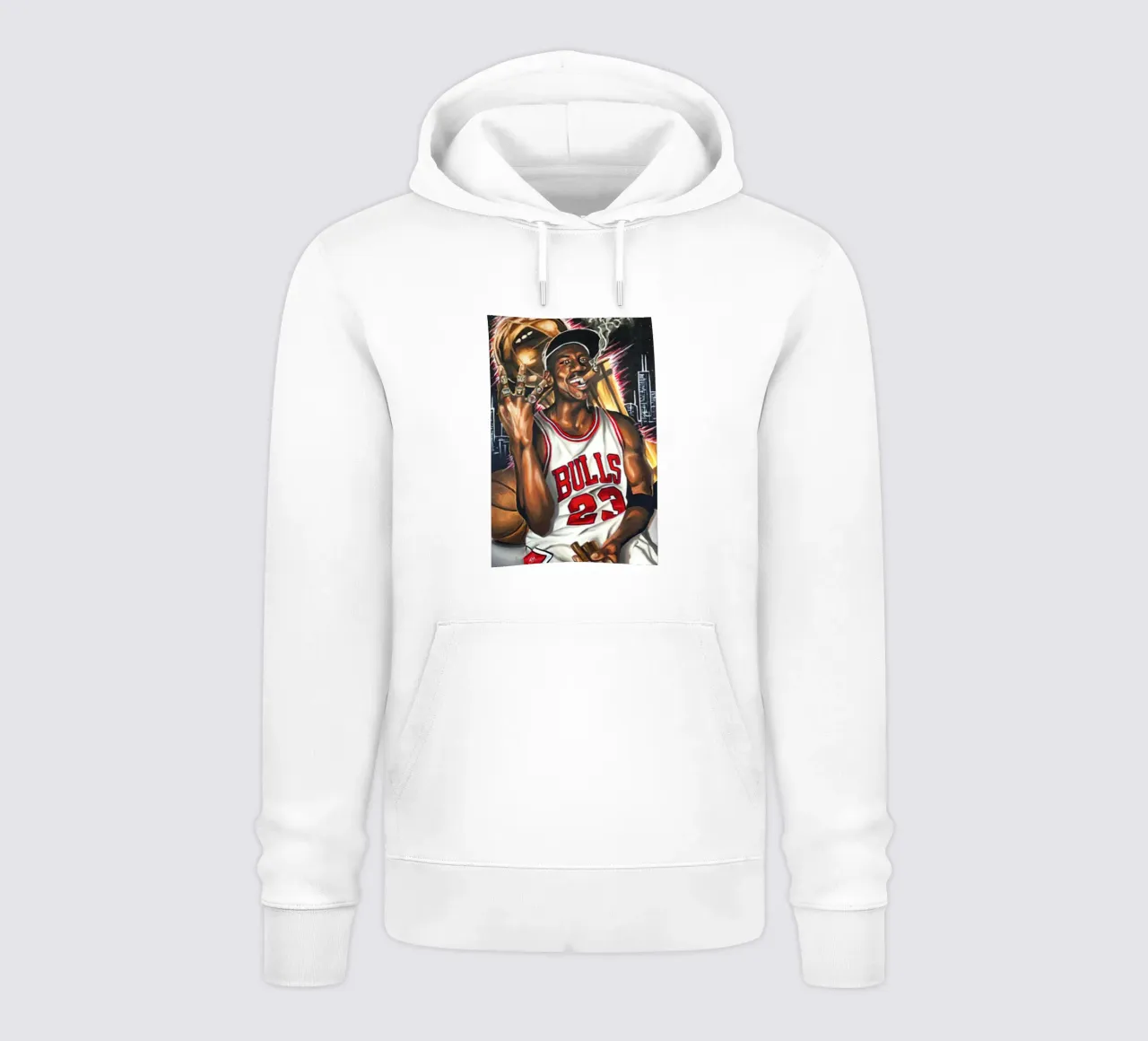 Fumo di Michael Jordan felpa con cappuccio da bernar shop