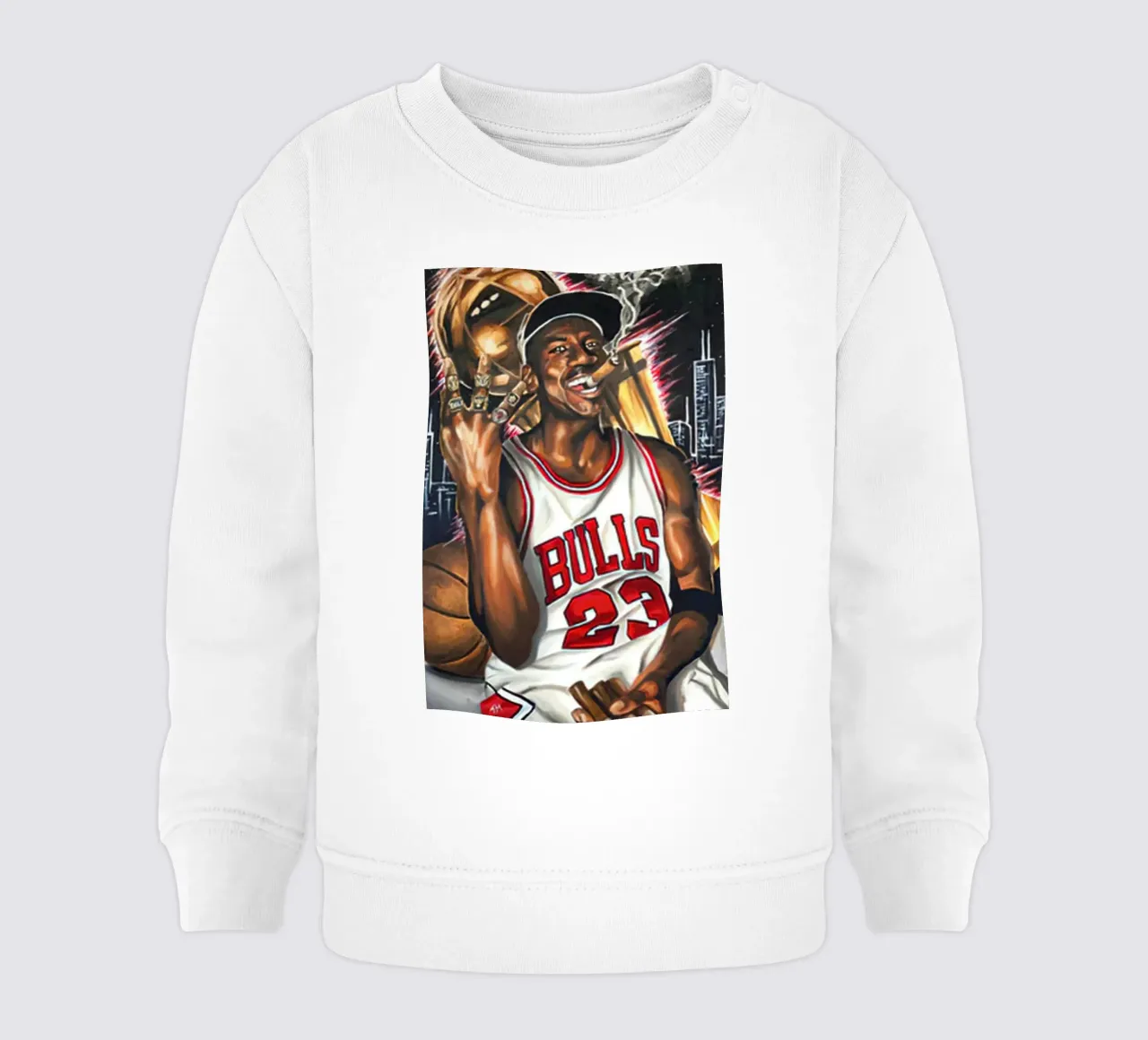 Fumo di Michael Jordan felpa neonato da bernar shop