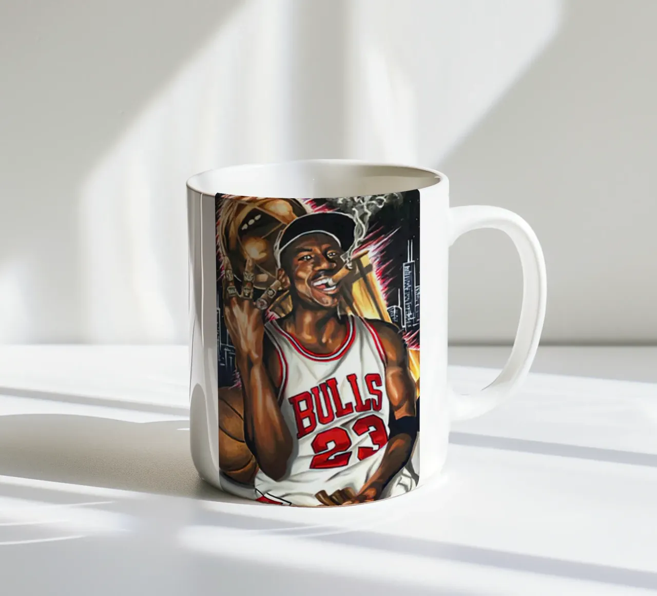 Fumo di Michael Jordan tazza in ceramica da bernar shop