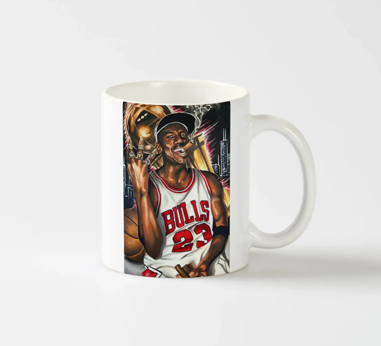 Fumo di Michael Jordan tazza in ceramica da bernar shop
