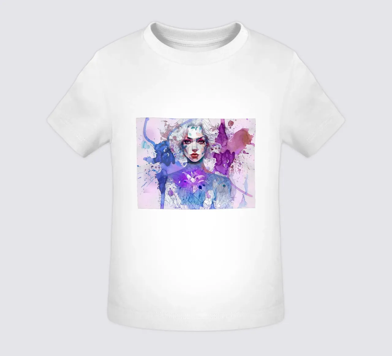 violet flame baby t-shirt van Giulio Iurissevich