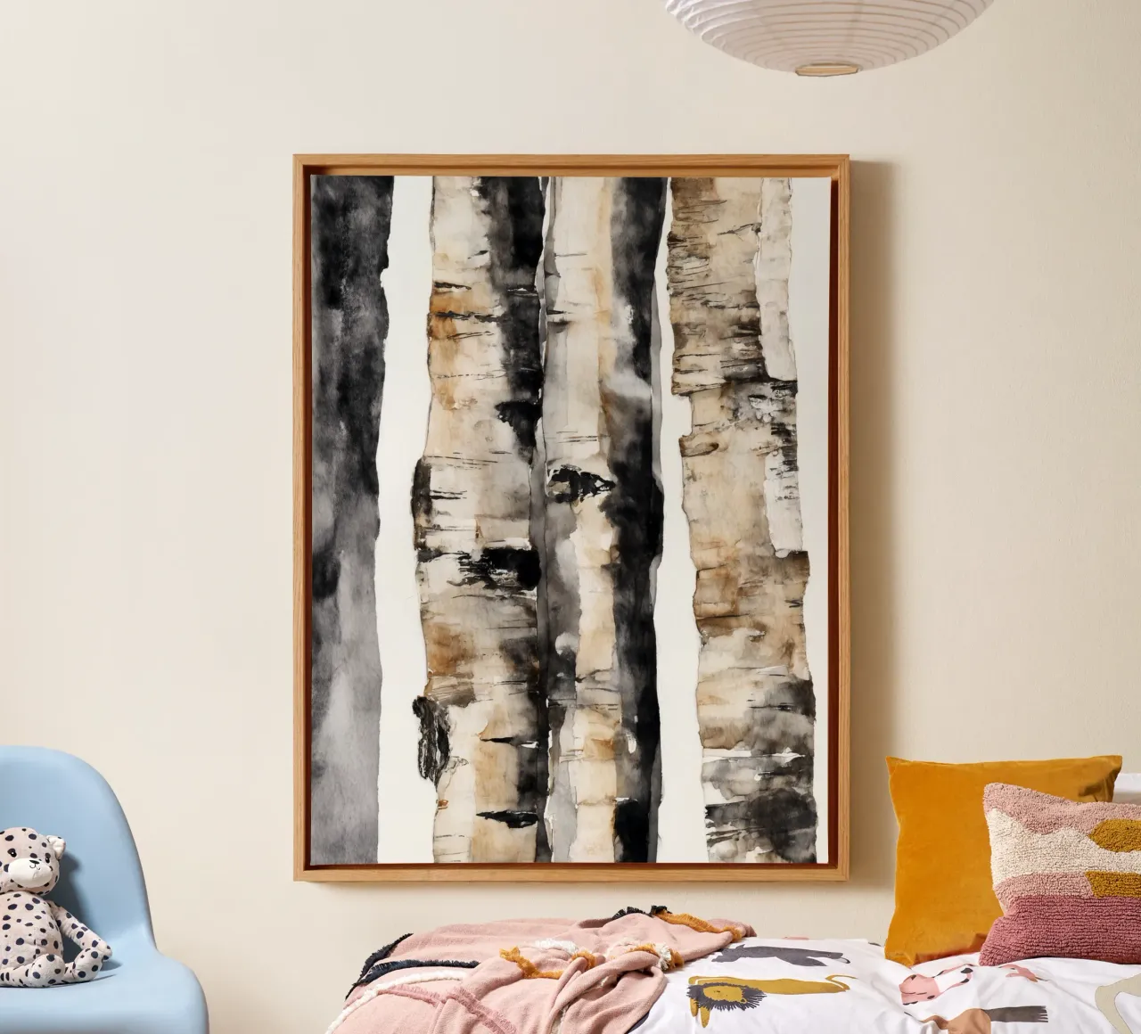 Birch Memory 2 canvas by Luke Wilder Studio