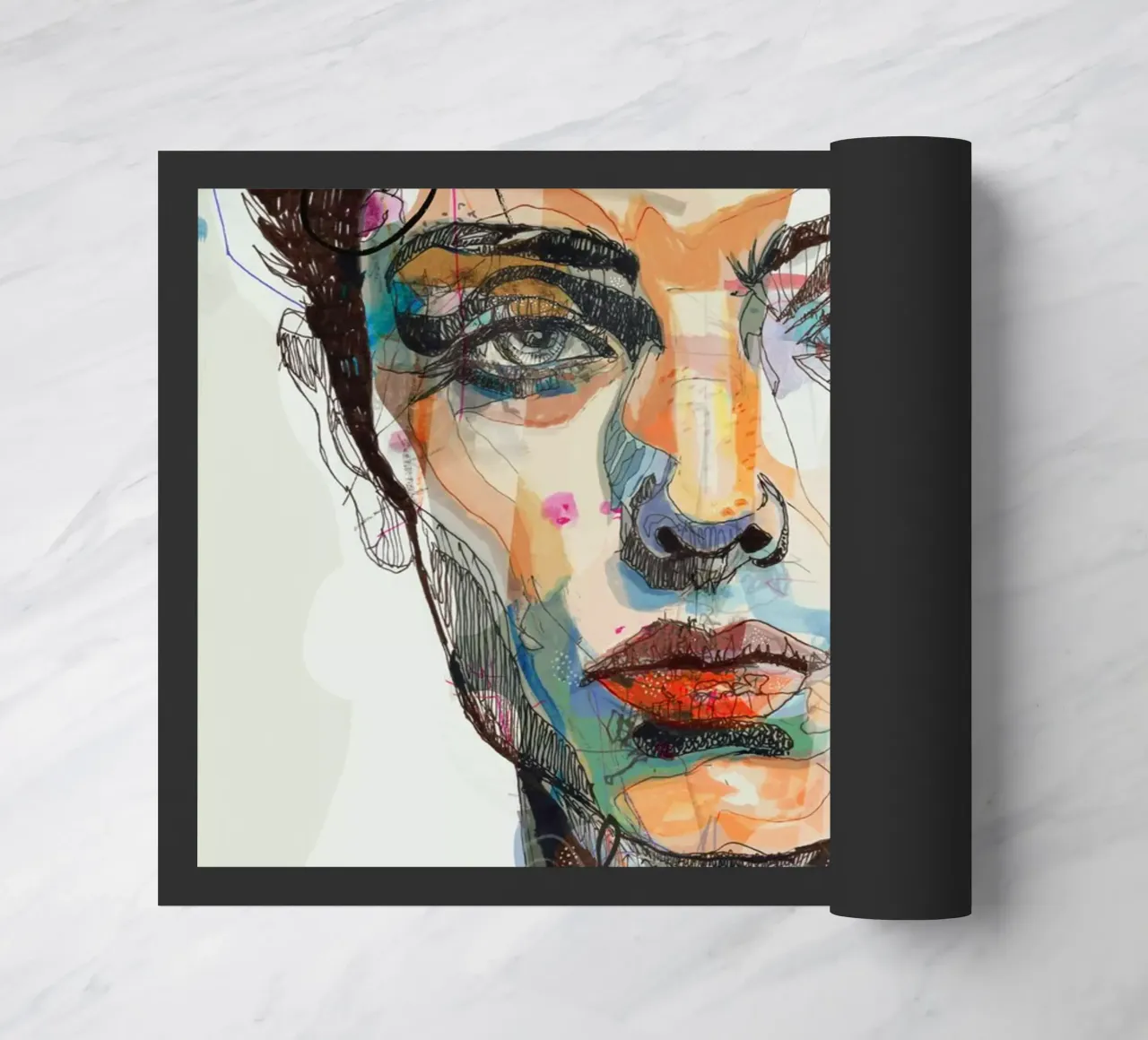 mirror Fußmatte von Giulio Iurissevich