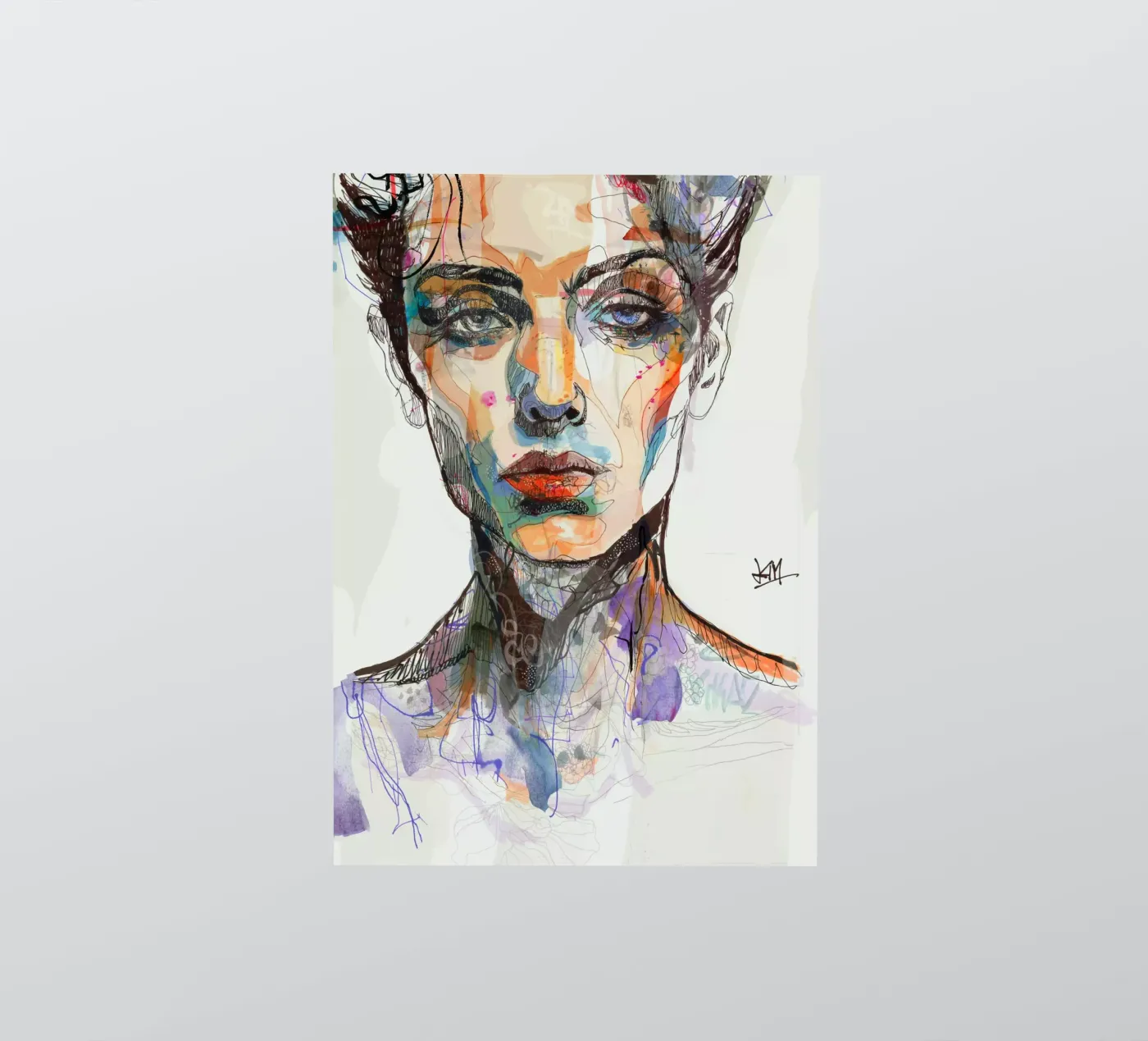 mirror sticker by Giulio Iurissevich