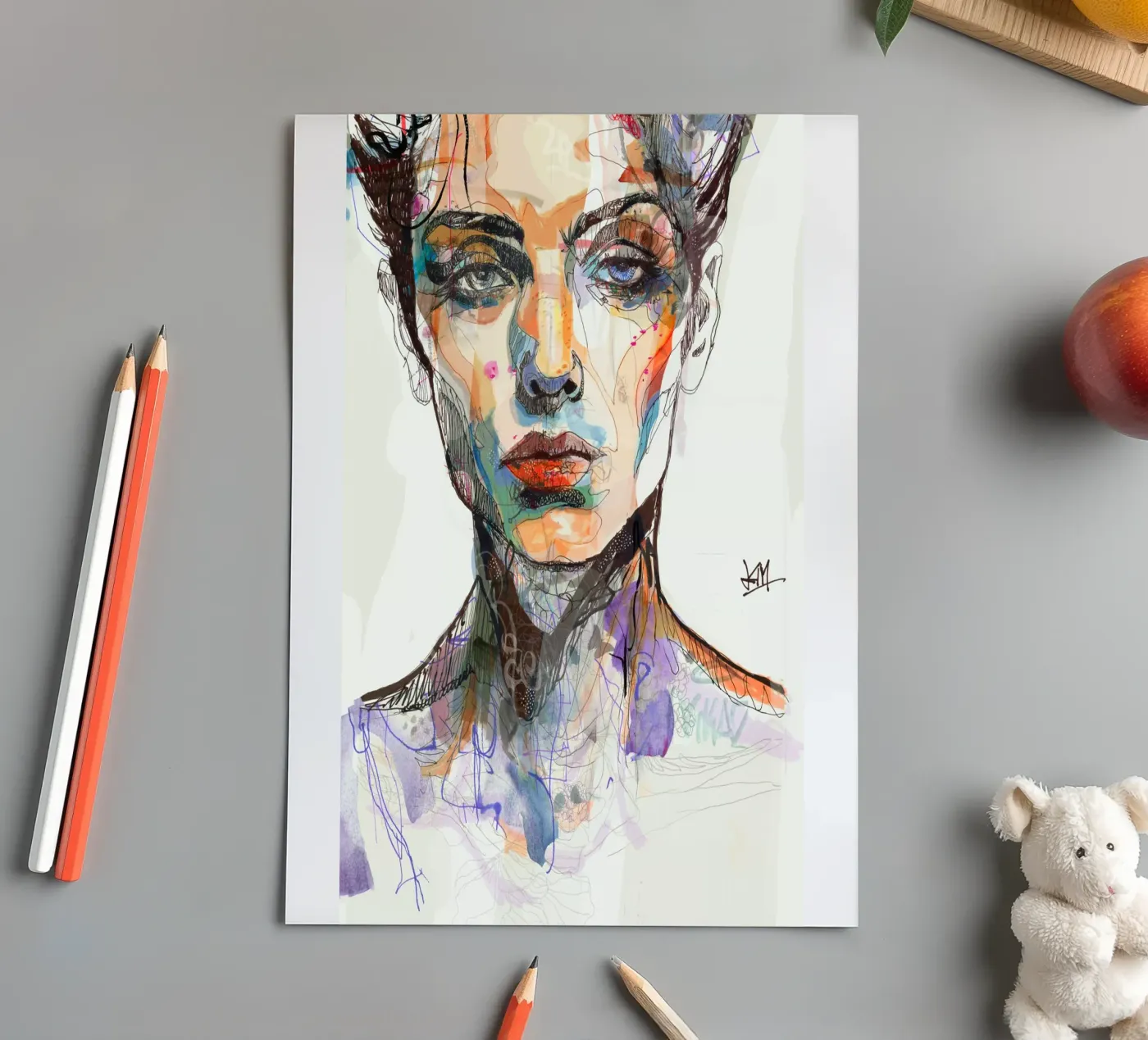 mirror sticker sheet by Giulio Iurissevich