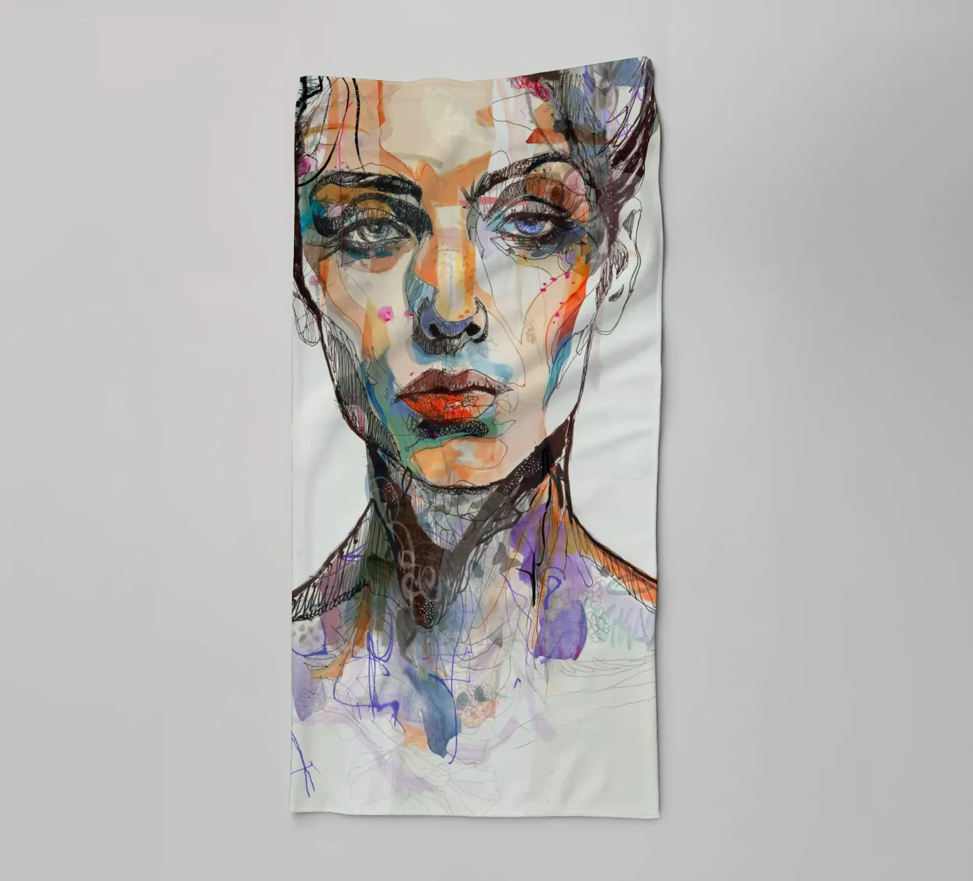 mirror badhanddoek van Giulio Iurissevich