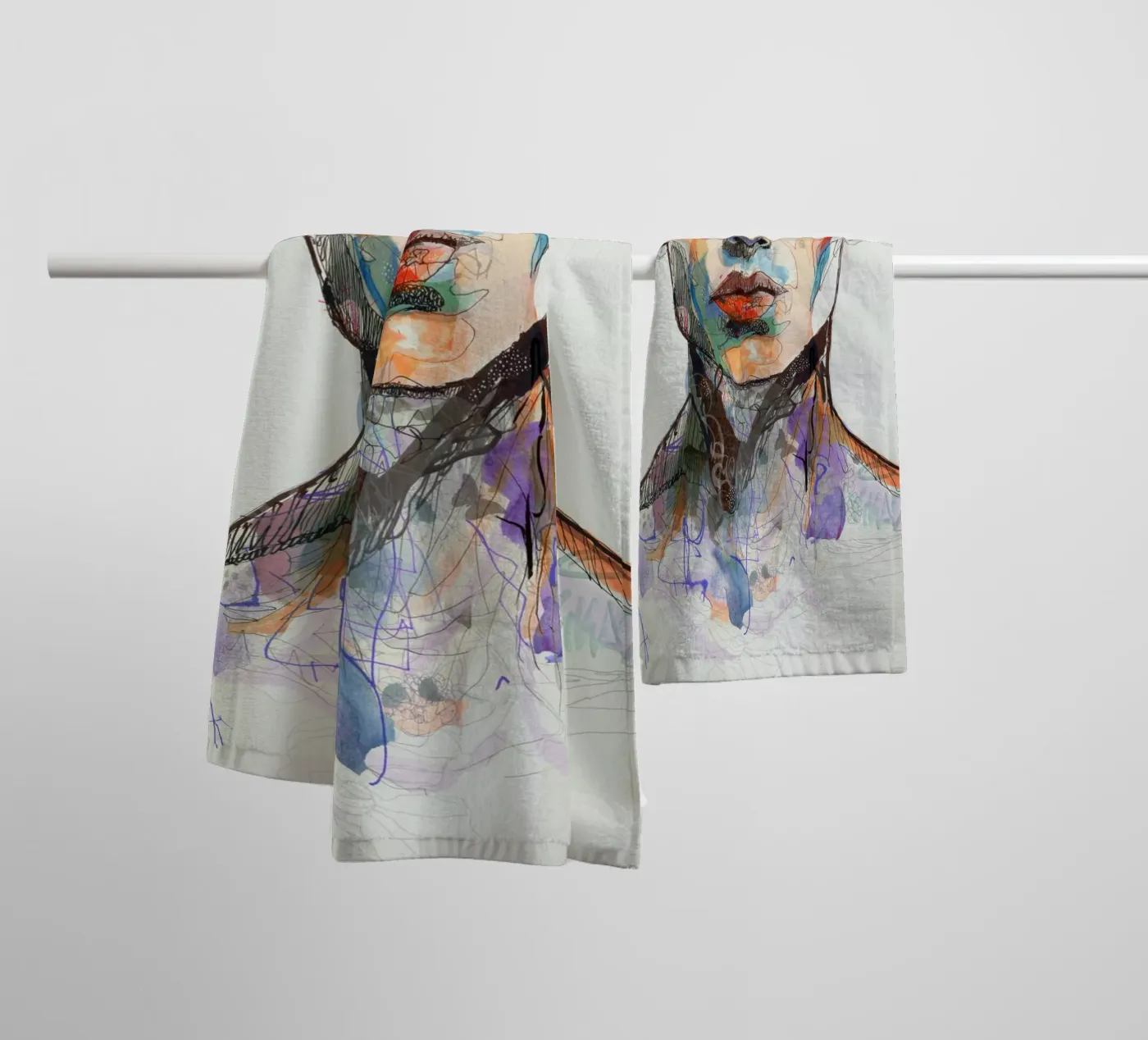 mirror badhanddoek van Giulio Iurissevich