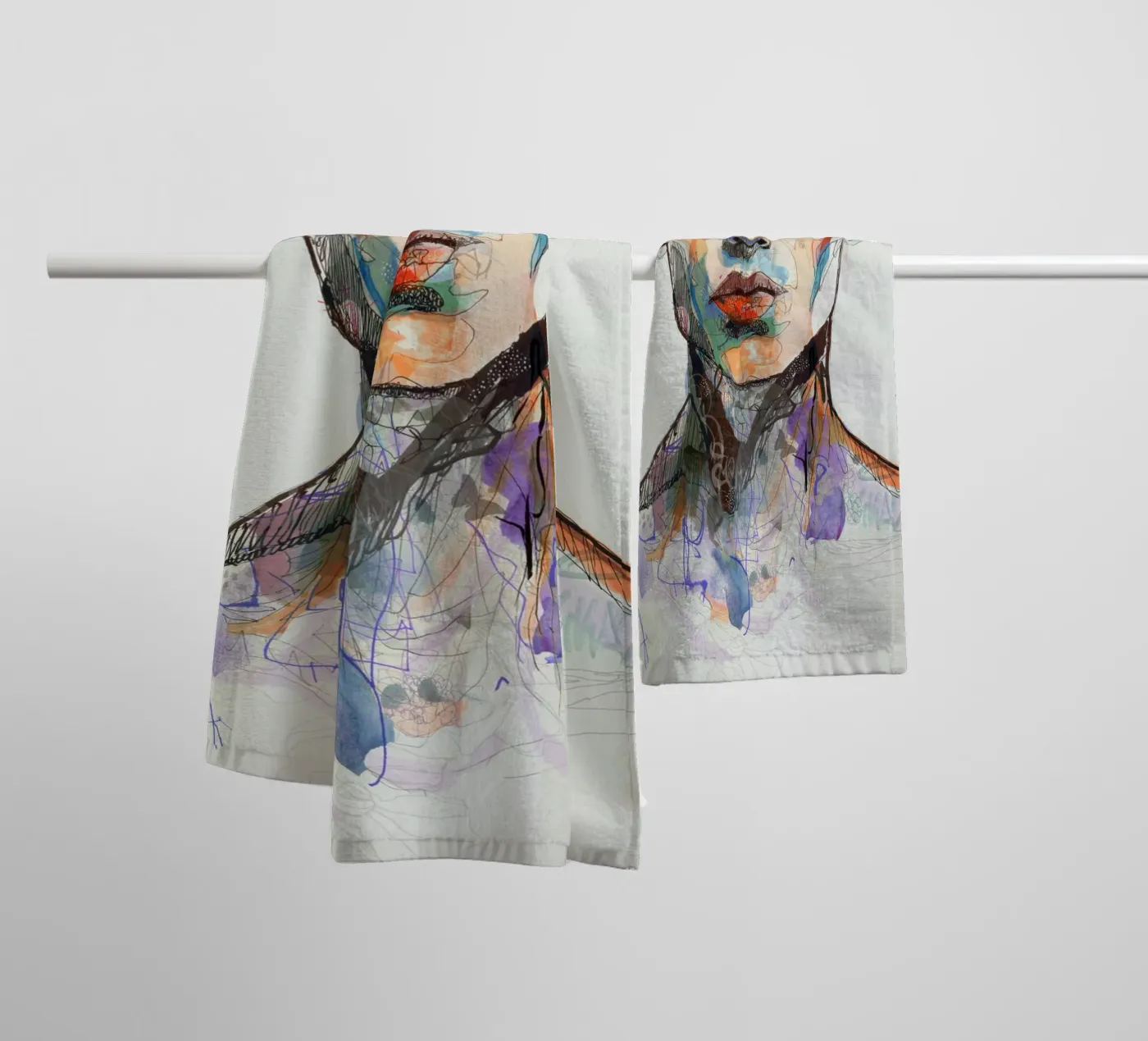 mirror towel by Giulio Iurissevich