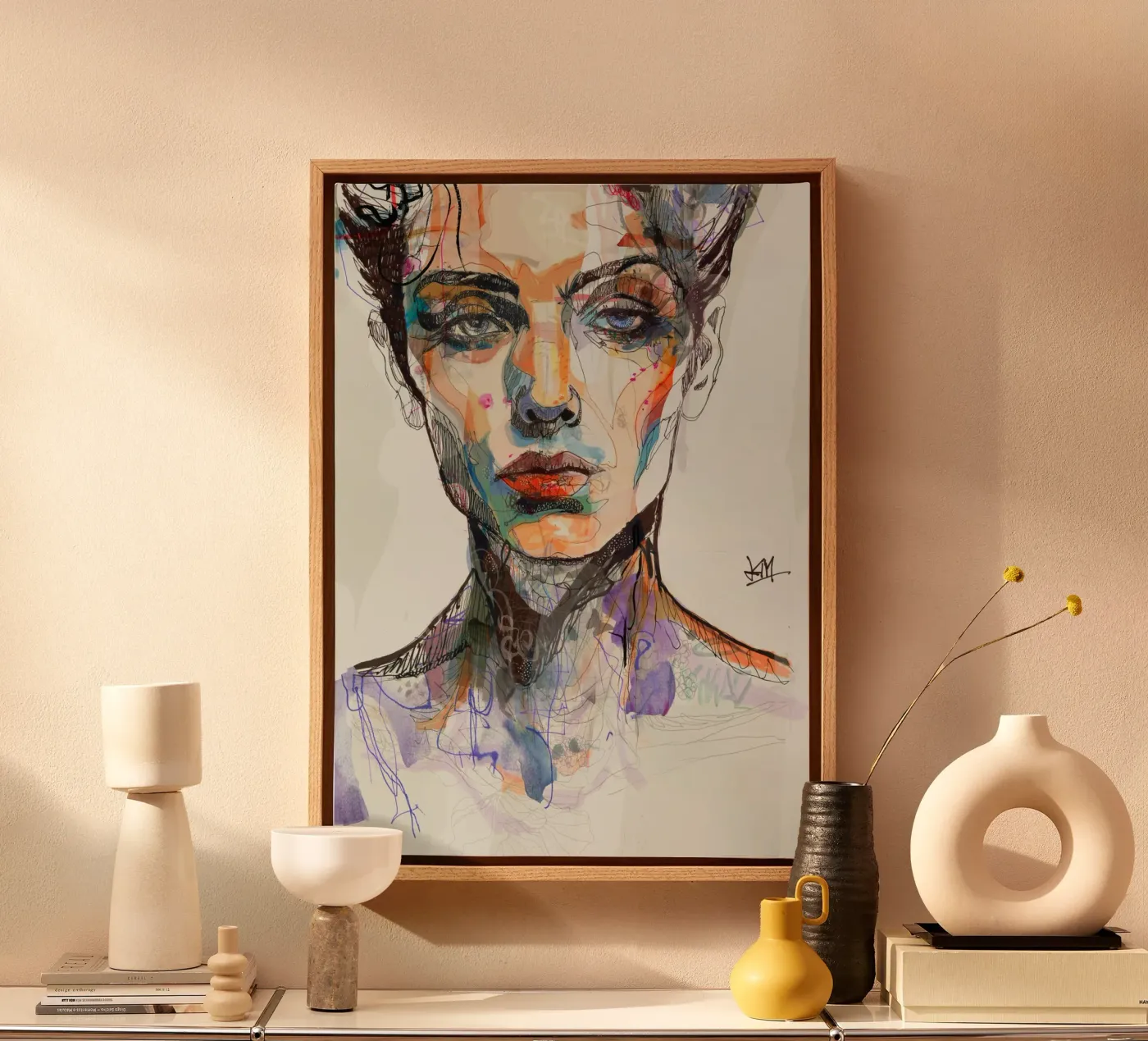 mirror canvas by Giulio Iurissevich