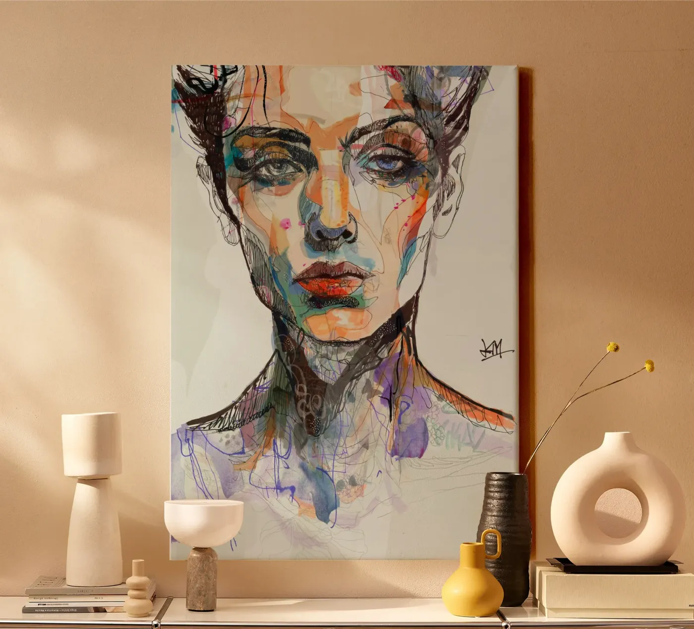 mirror canvas by Giulio Iurissevich