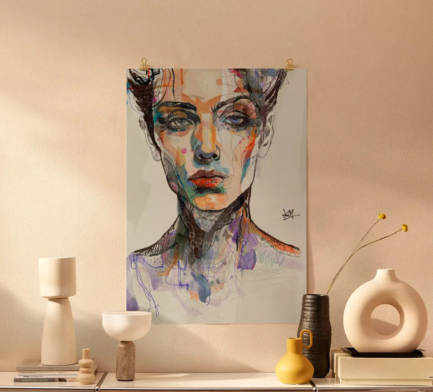 mirror poster by Giulio Iurissevich