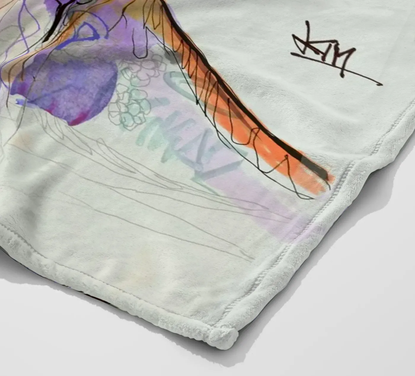 mirror fleecedeken van Giulio Iurissevich