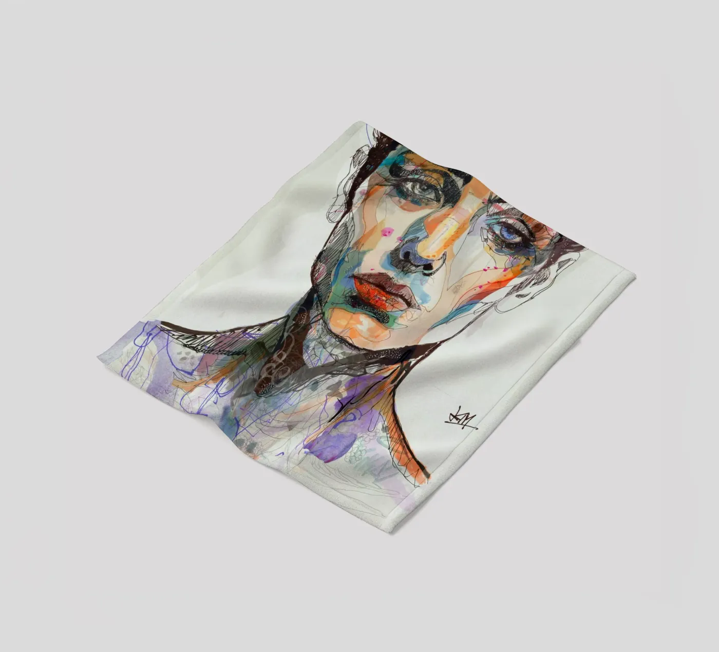 mirror fleecedeken van Giulio Iurissevich