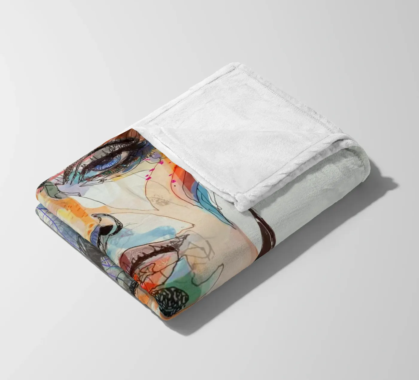 mirror fleecedeken van Giulio Iurissevich