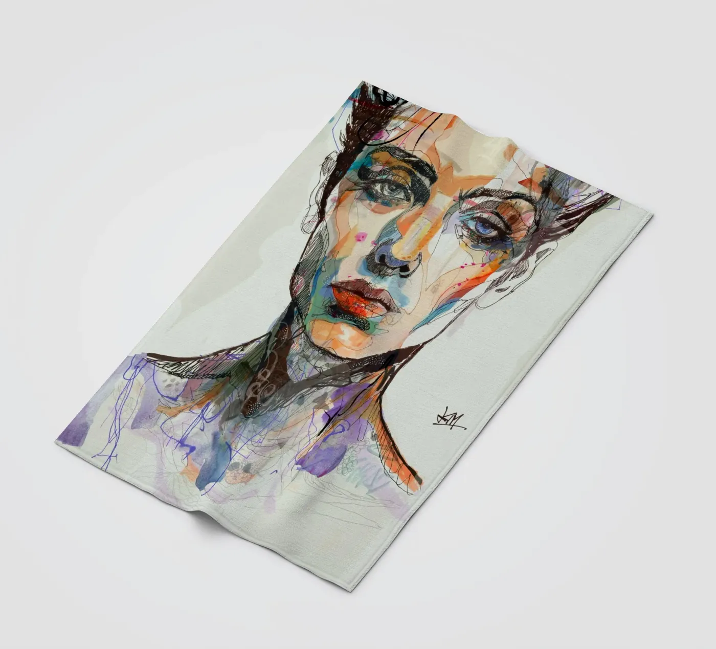 mirror fleecedeken van Giulio Iurissevich