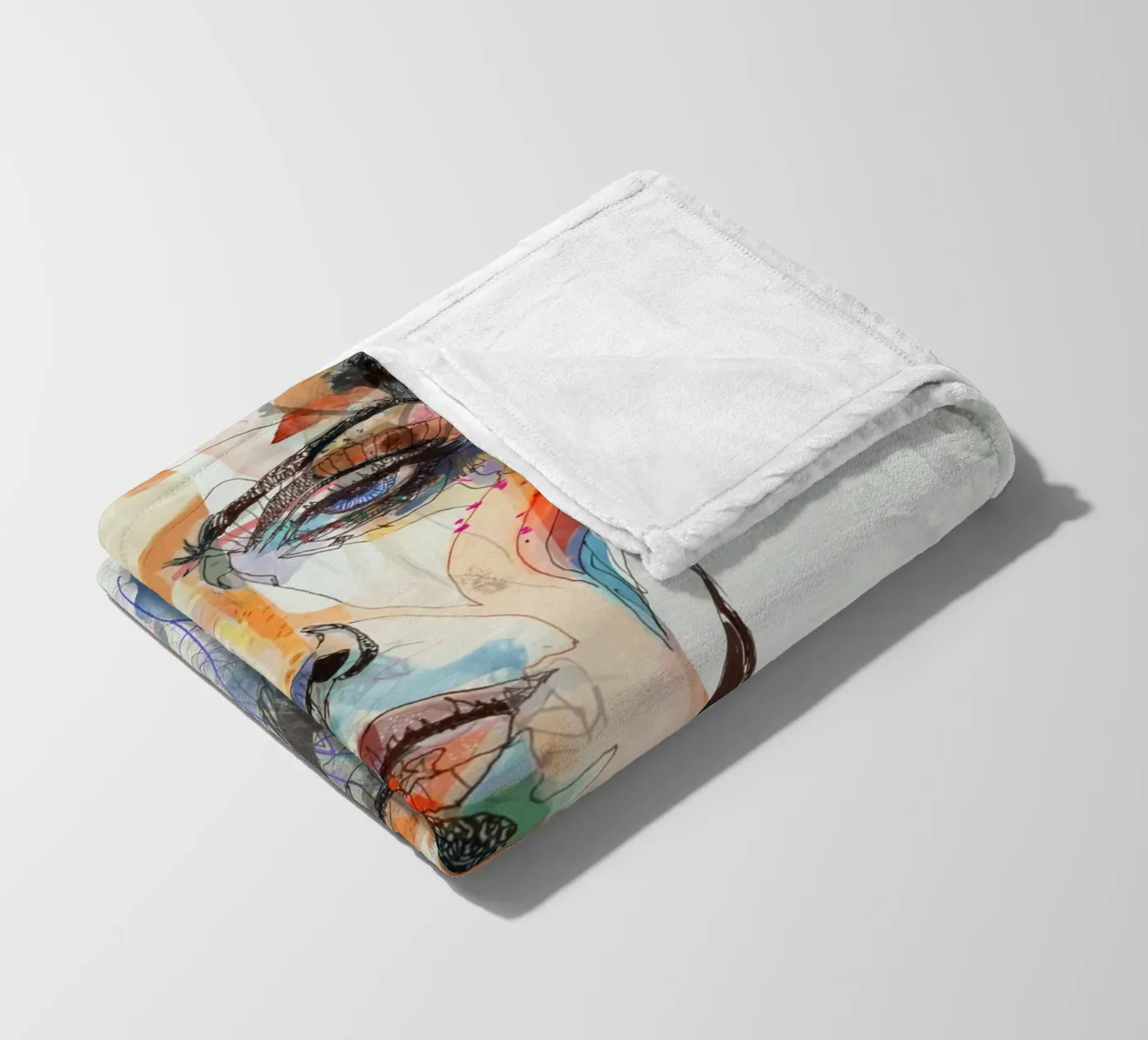 mirror fleecedeken van Giulio Iurissevich