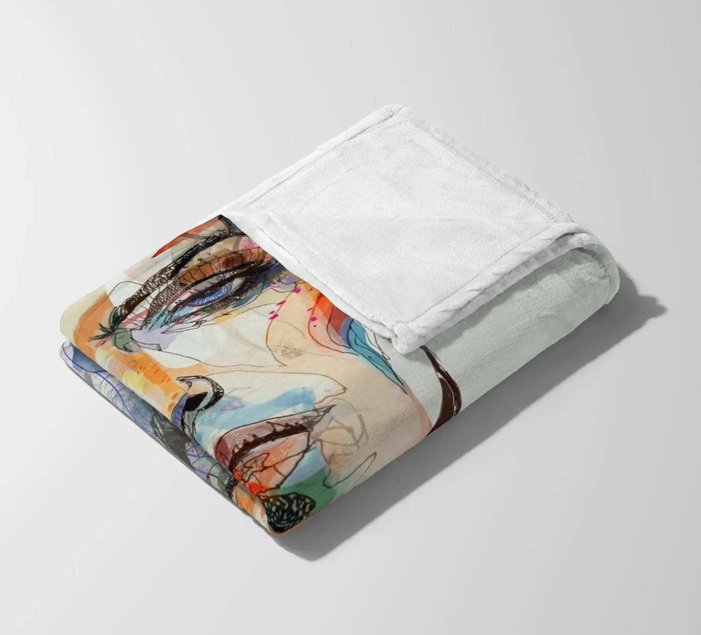 mirror fleecedeken van Giulio Iurissevich