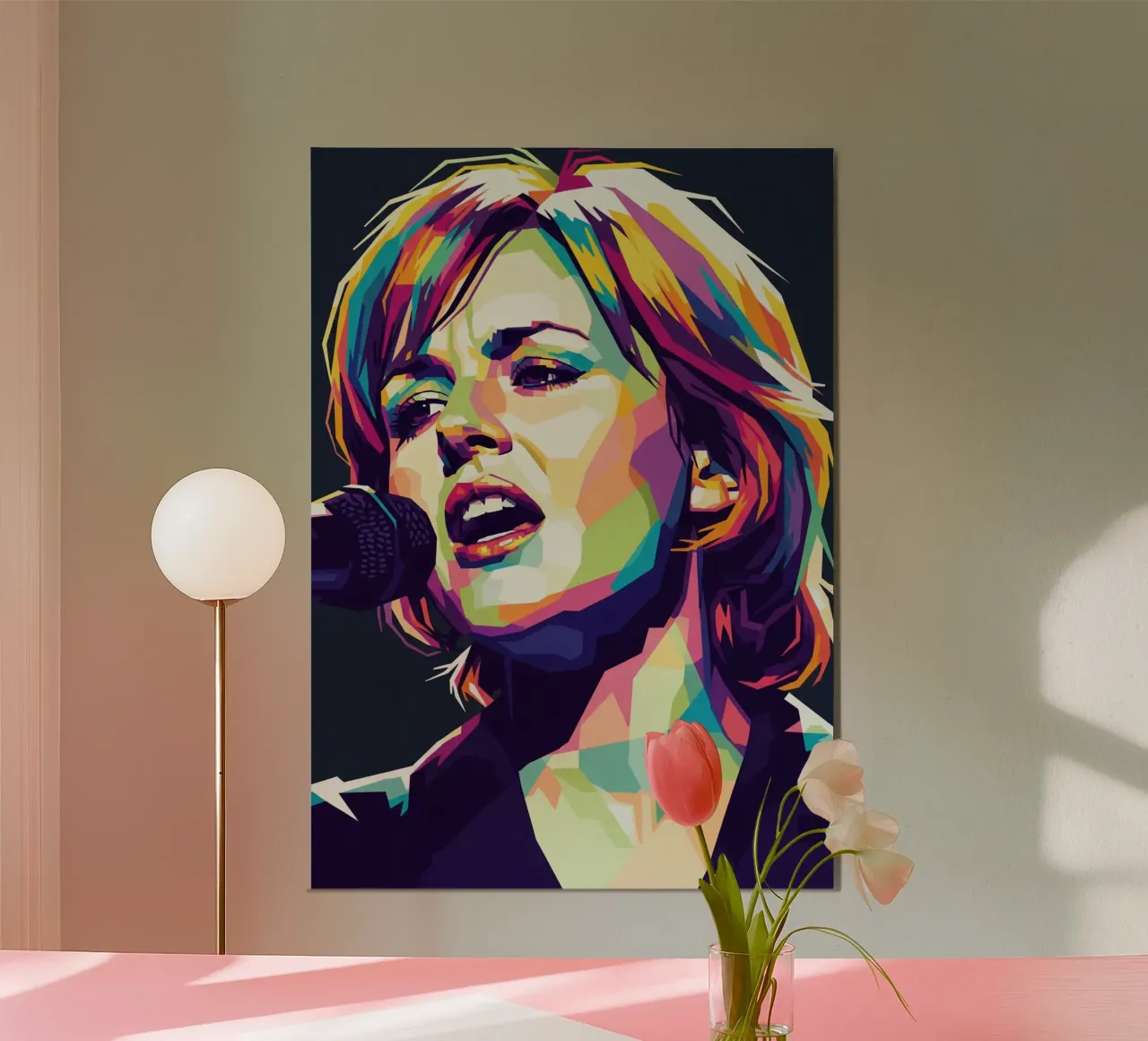 Dolores O'Riordan - The Cranberries #1 poster con telaio in plastica da Hantamrata
