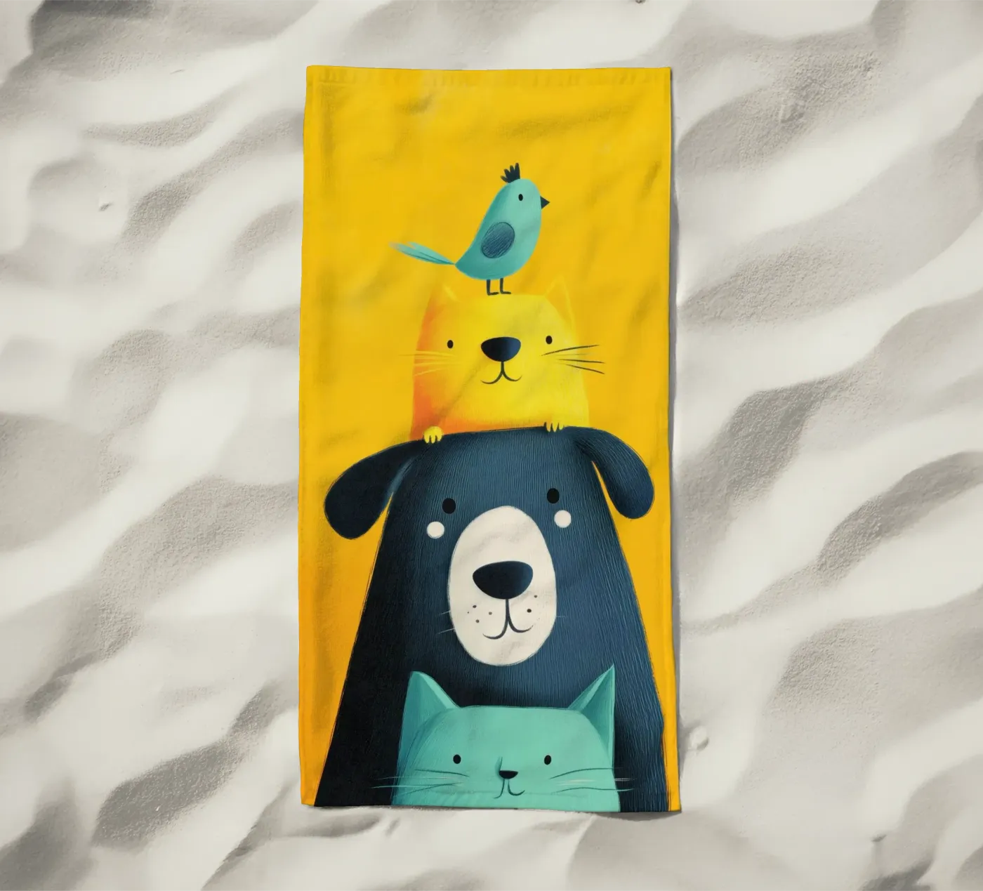 Bear, Cat, Cat, Bird telo mare da Kiara
