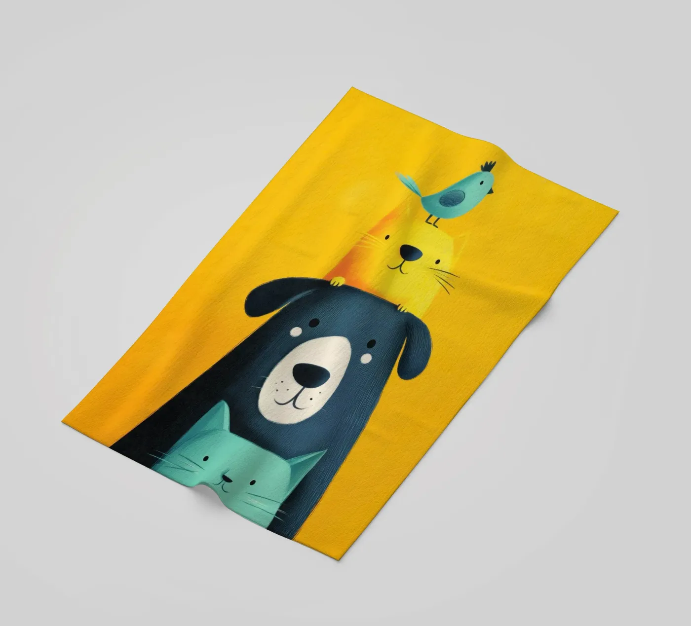 Bear, Cat, Cat, Bird telo mare da Kiara