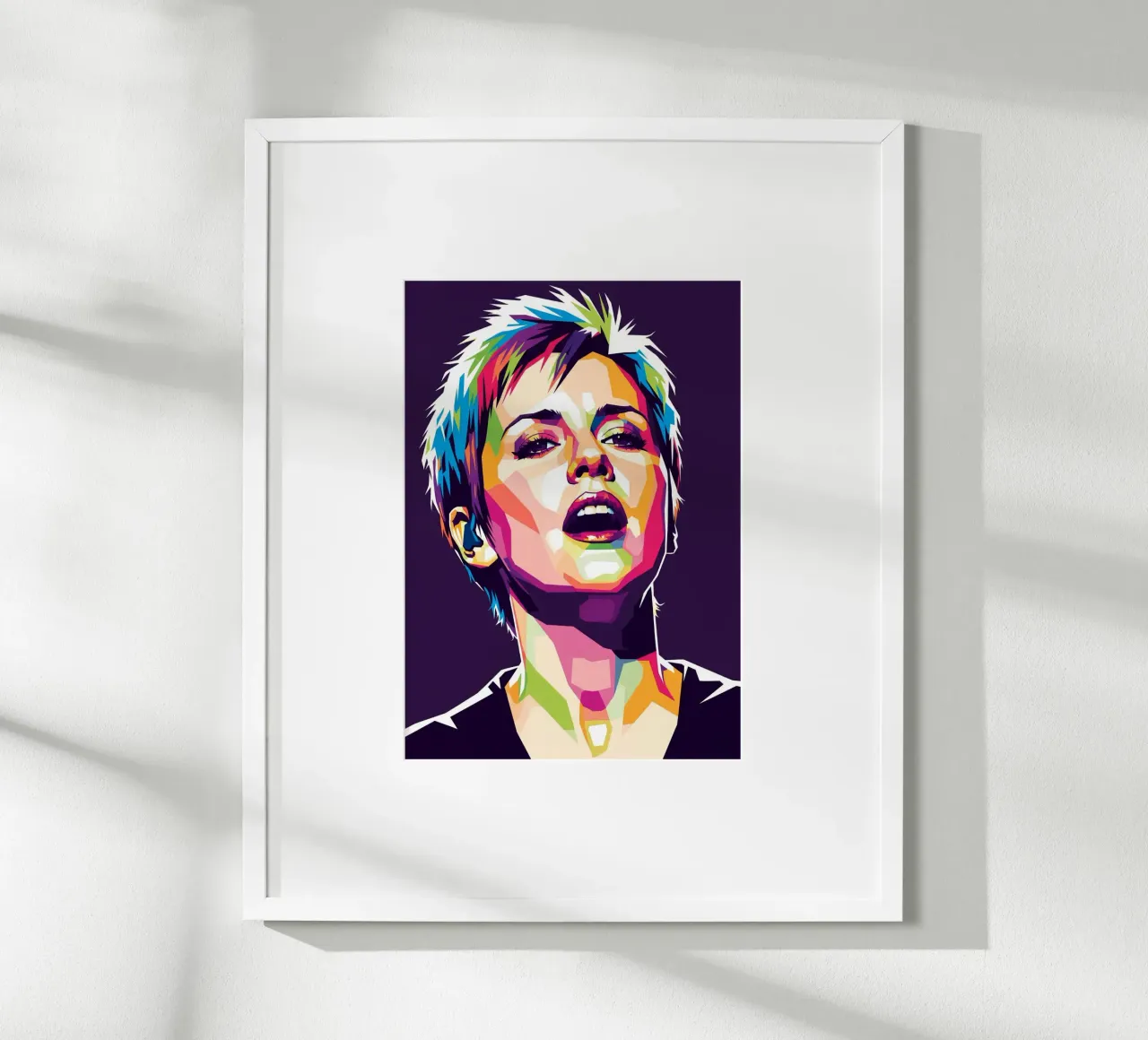 Dolores O'Riordan - The Cranberries #2 poster con telaio in alluminio da Hantamrata