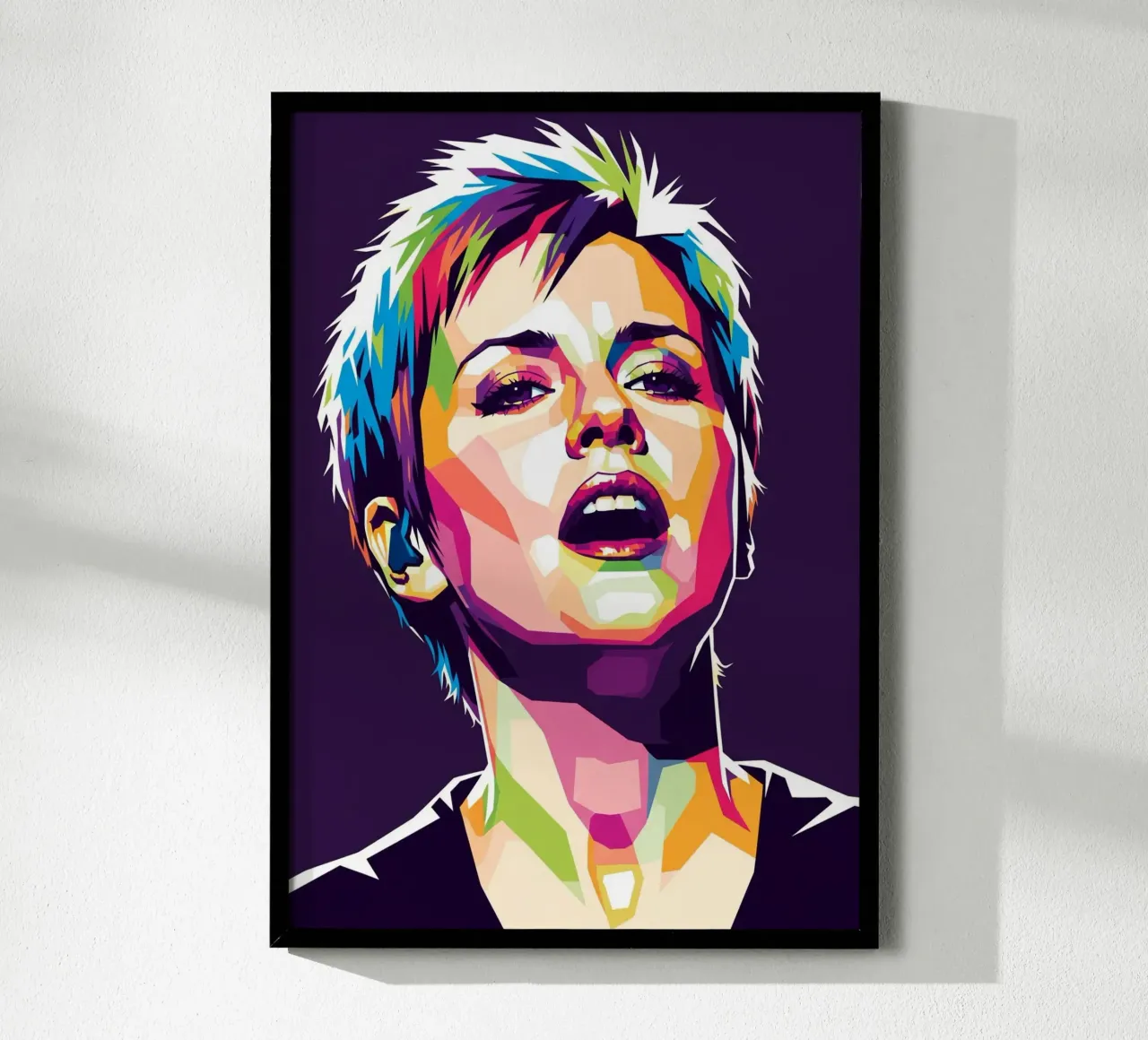 Dolores O'Riordan - The Cranberries #2 poster con telaio in alluminio da Hantamrata