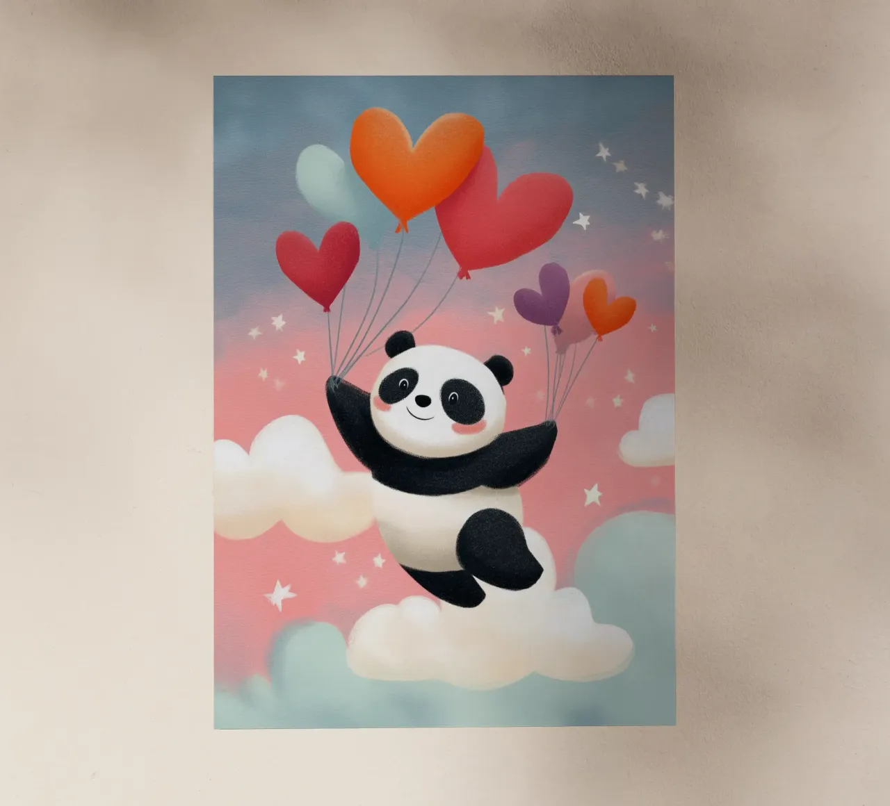 Panda in the Sky pellicola backlit da Kiara