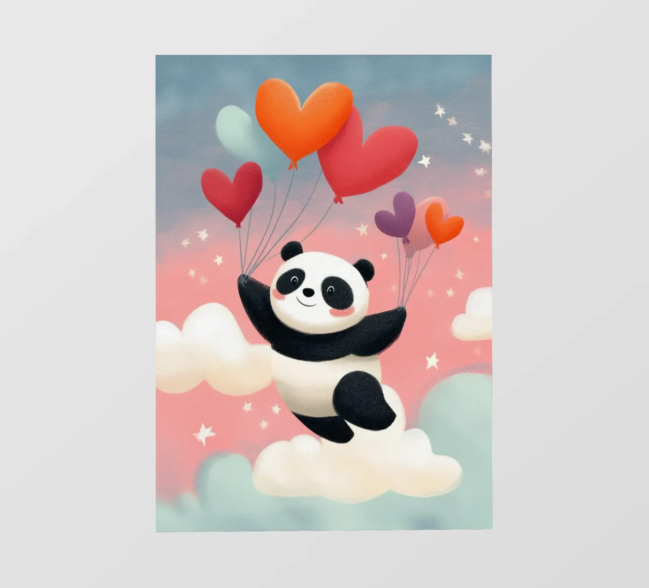 Panda in the Sky pellicola backlit da Kiara