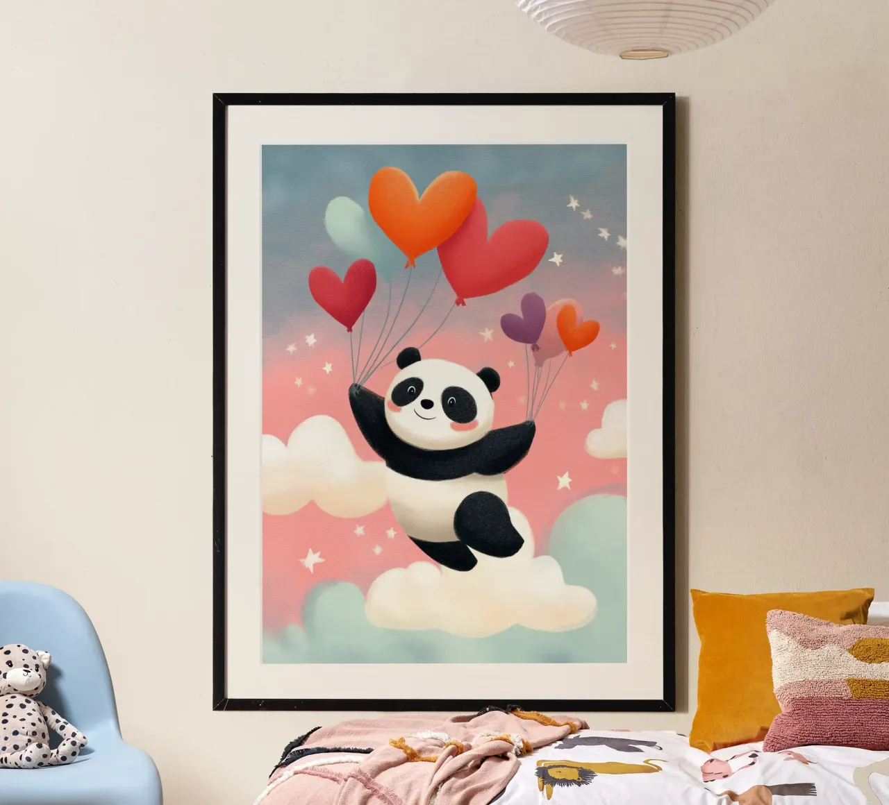 Panda in the Sky poster da Kiara