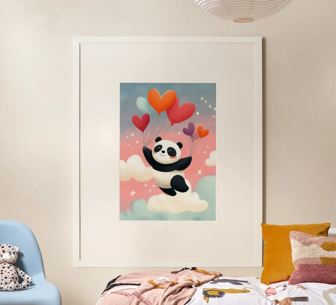 Panda in the Sky poster da Kiara