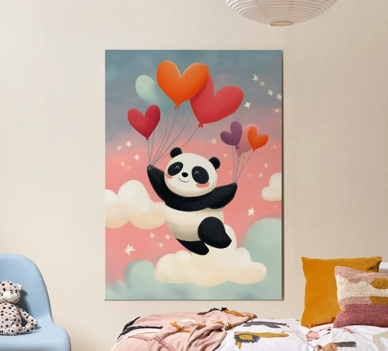 Panda in the Sky poster da Kiara