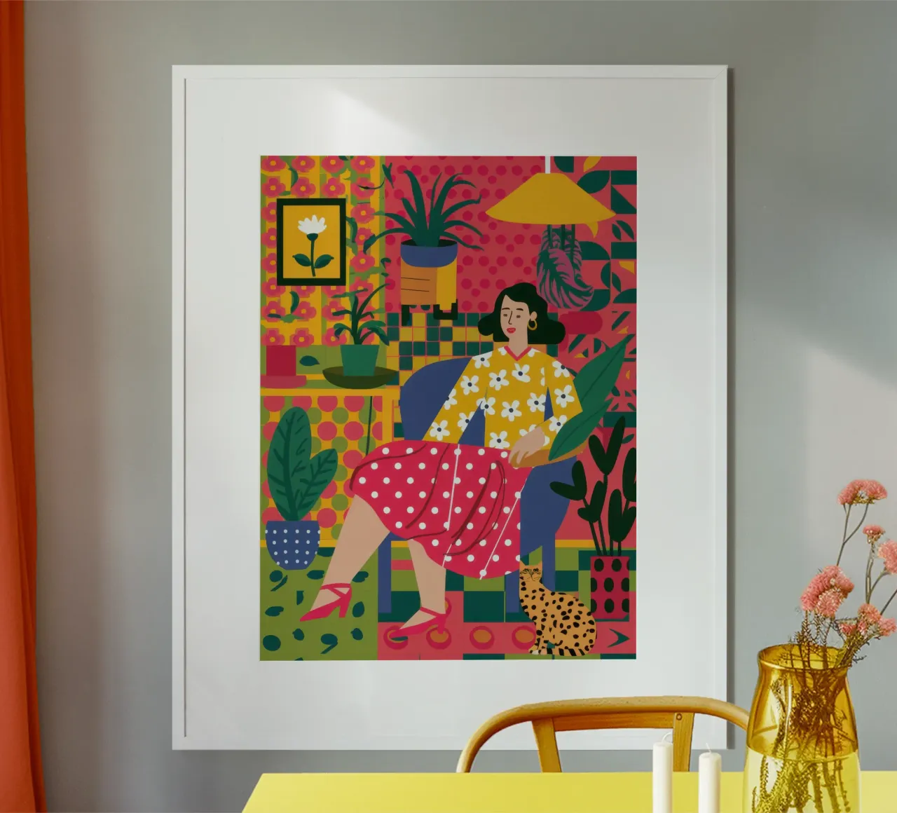 Tempo libero in rosso poster da Scaller Stars