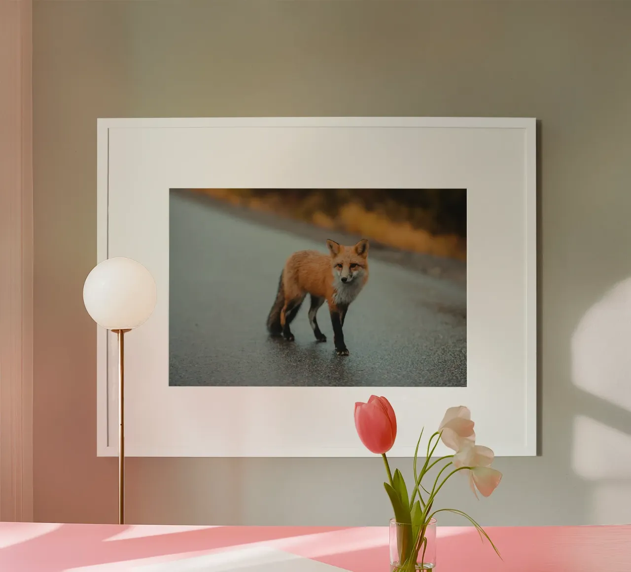 Mystischer Waldfuchs Poster von Nature's Palette