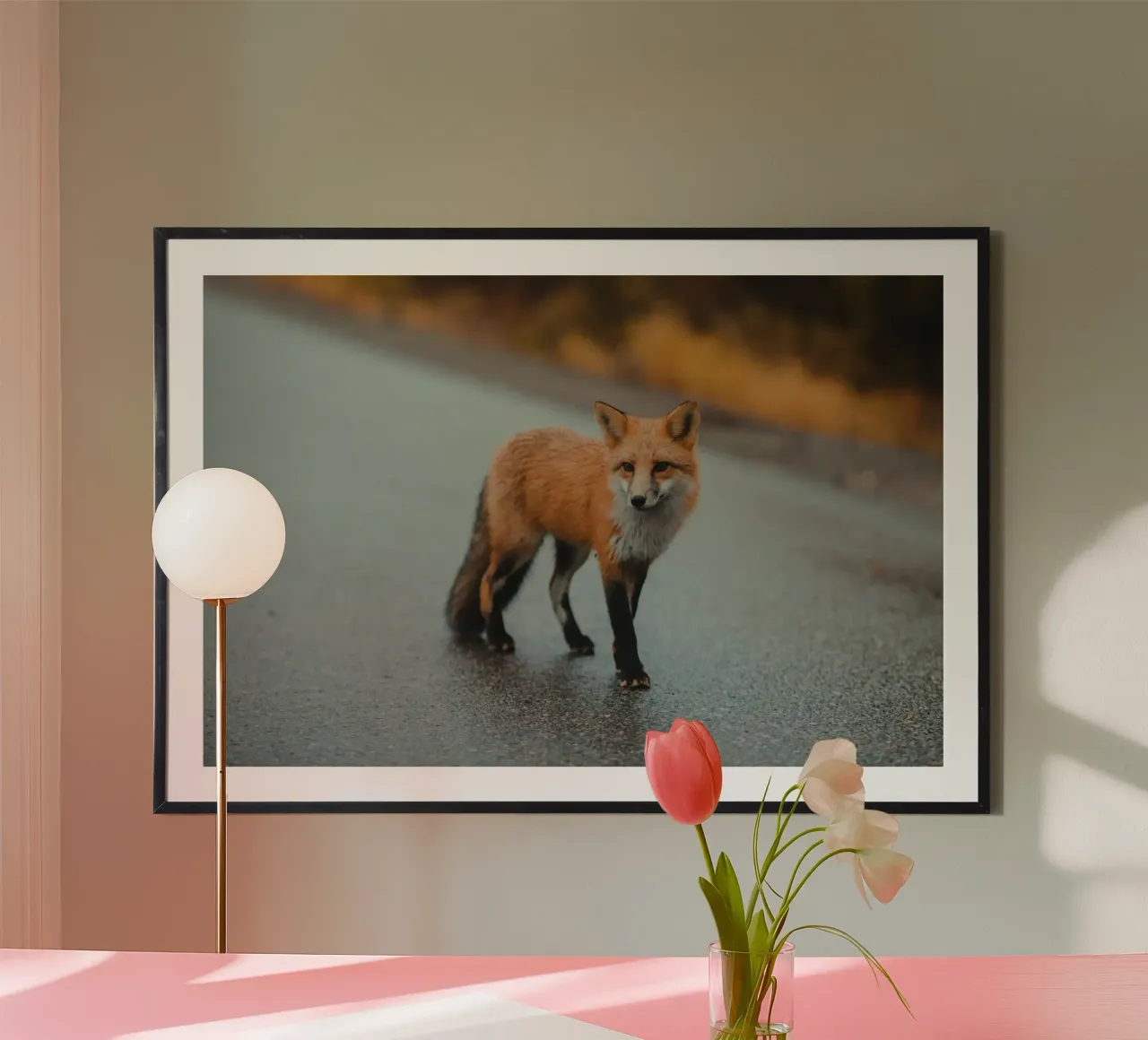 Mystischer Waldfuchs Poster von Nature's Palette