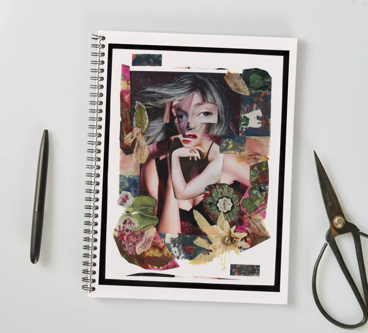 Somwhere in Between spiral notebook by Paperheartmixx