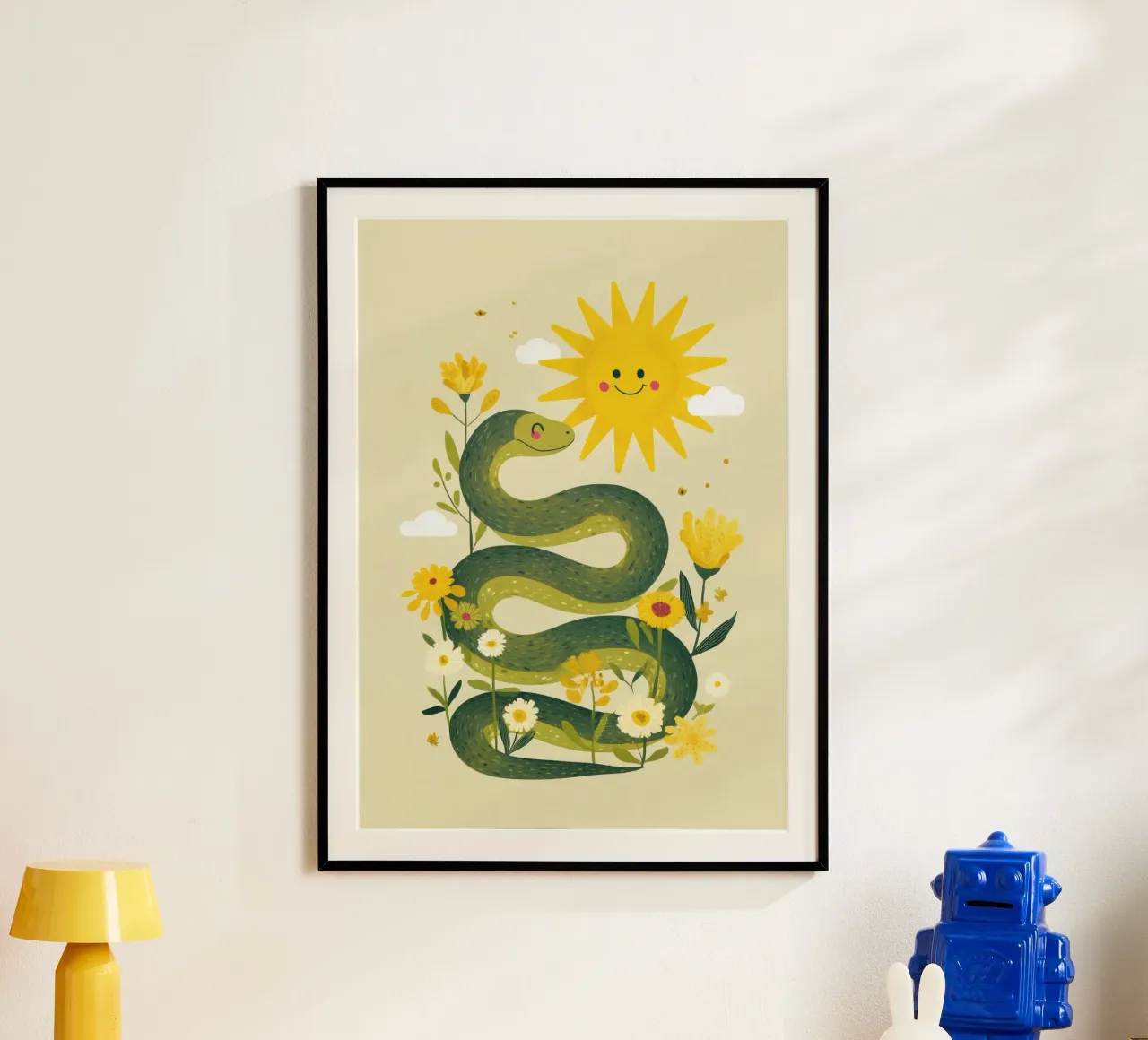 Smiley Sun & Snakey Fun poster da Kiara