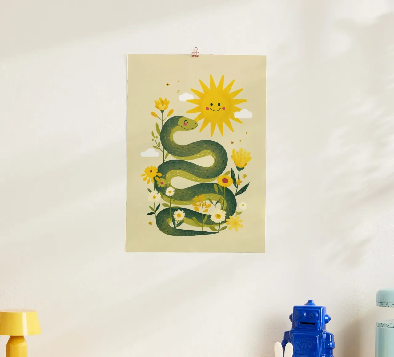 Smiley Sun & Snakey Fun poster da Kiara