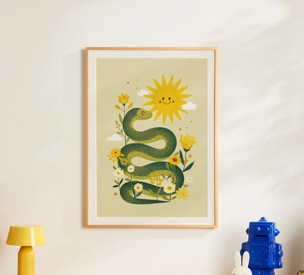 Smiley Sun & Snakey Fun poster da Kiara