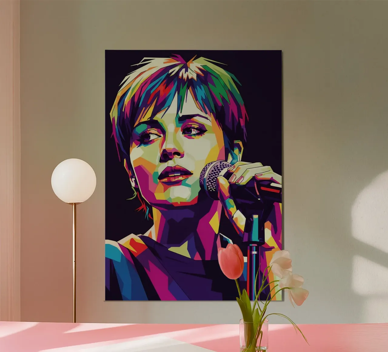 Dolores O'Riordan - The Cranberries #4 poster con telaio in plastica da Hantamrata