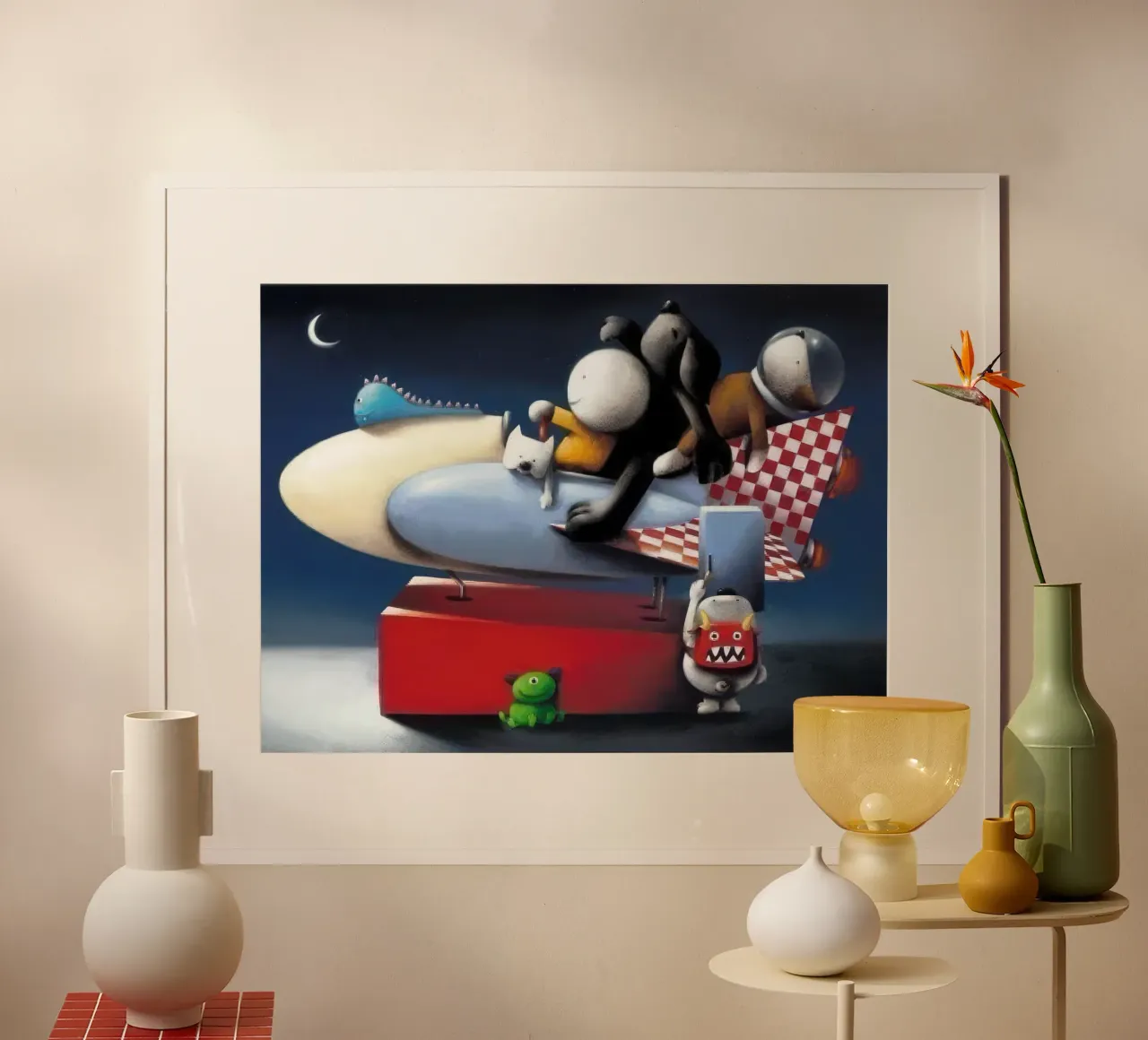 Cadetti dello spazio Doug Hyde poster con telaio in plastica da Hyde Hi