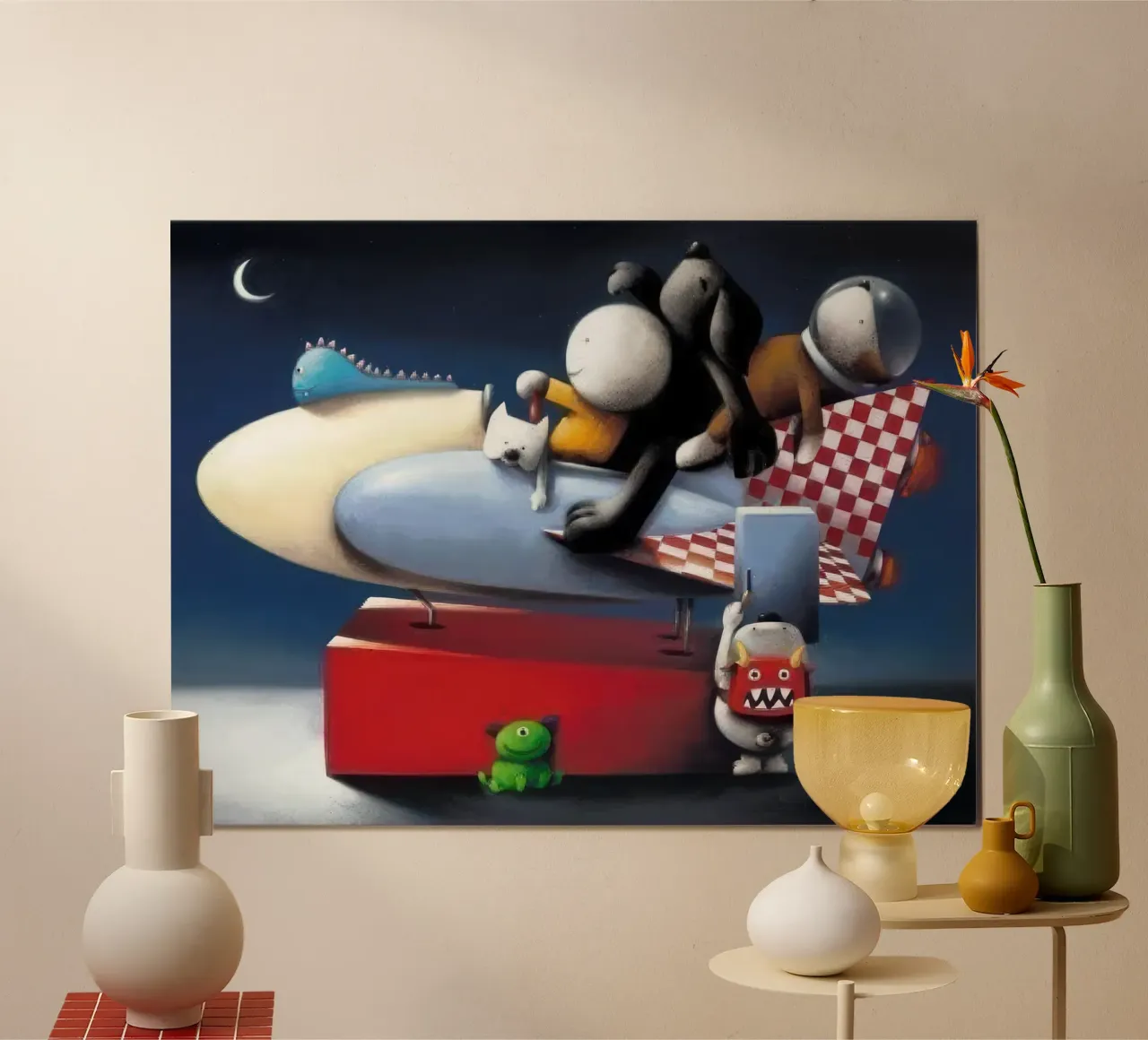 Cadetti dello spazio Doug Hyde poster con telaio in plastica da Hyde Hi
