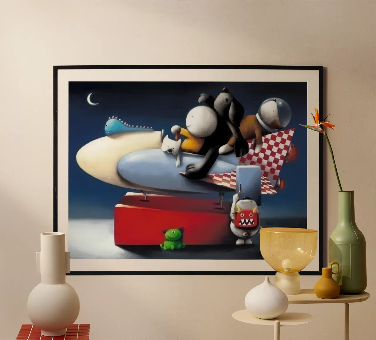 Cadetti dello spazio Doug Hyde poster con telaio in plastica da Hyde Hi