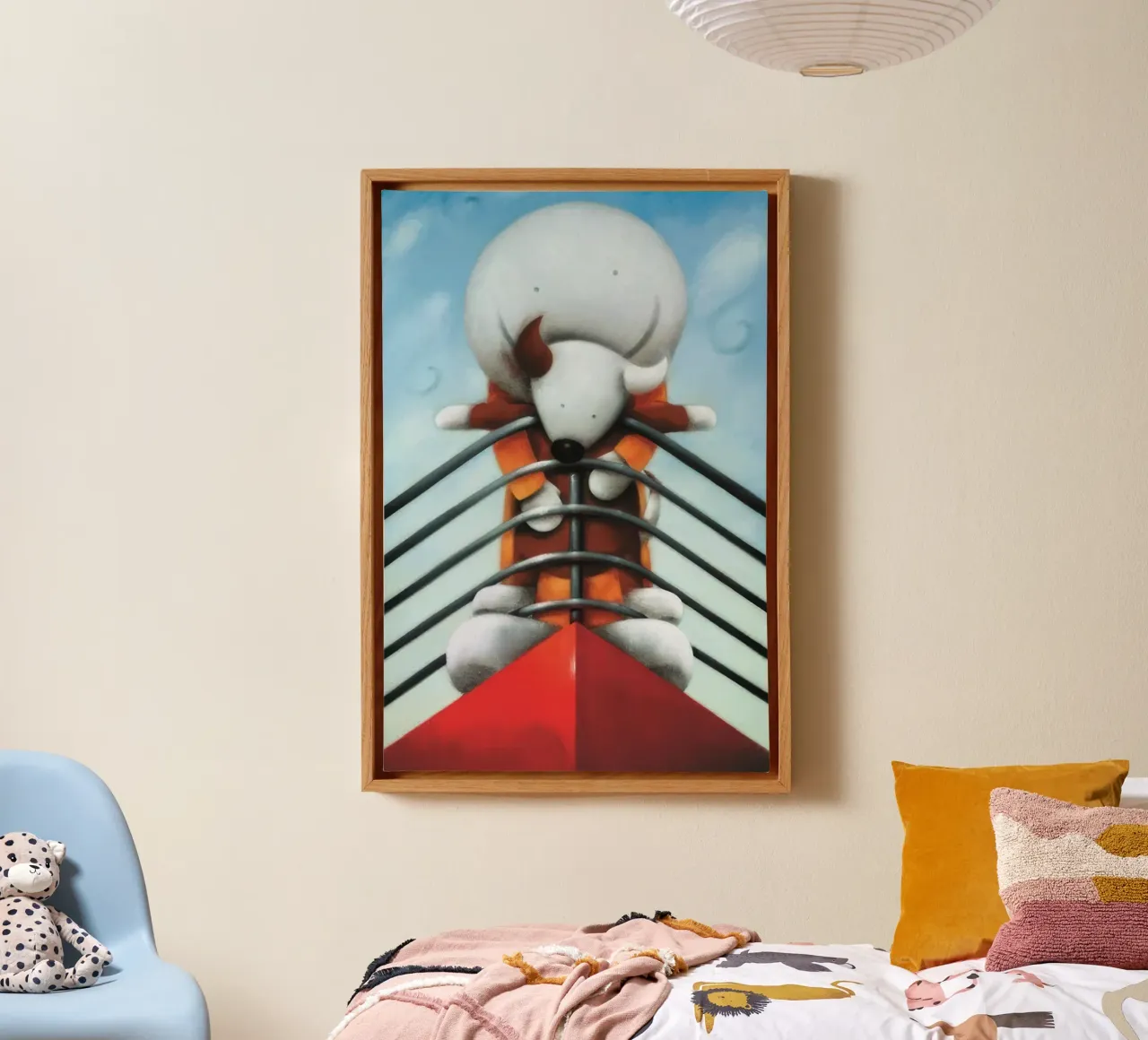 I've Got You Doug Hyde canvas with Floater frame by Hyde Hi