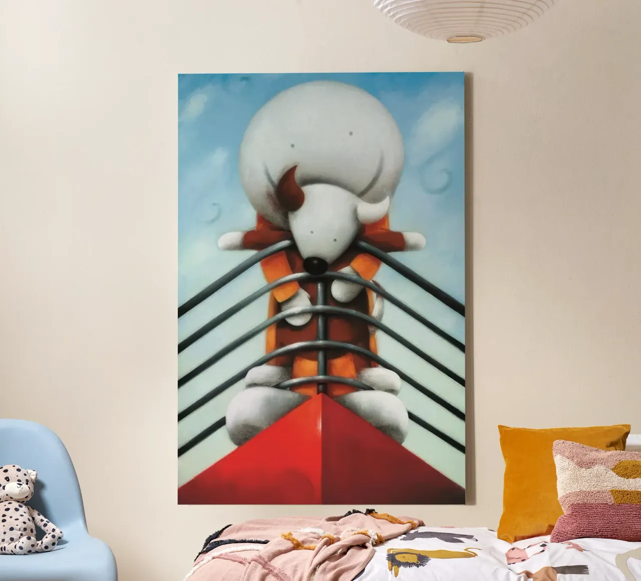 I've Got You Doug Hyde canvas with Floater frame by Hyde Hi