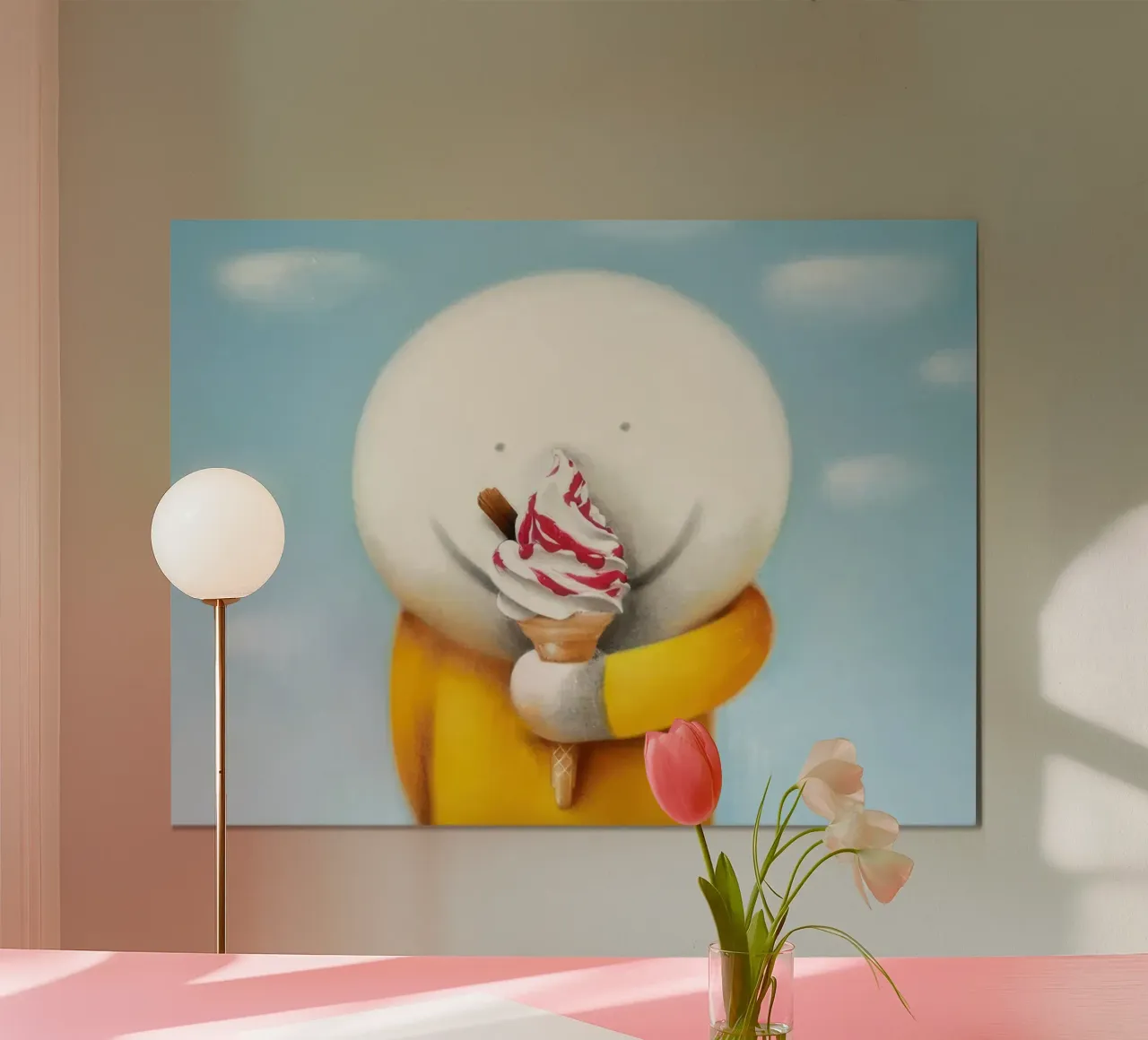Gelato Doug Hyde poster con telaio in plastica da Hyde Hi