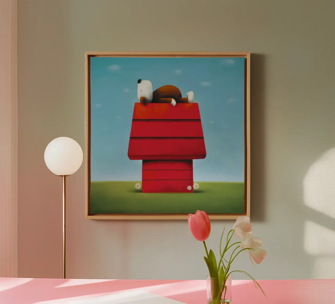 Casa in affitto Doug Hyde tela con Cornice a cassetta da Hyde Hi