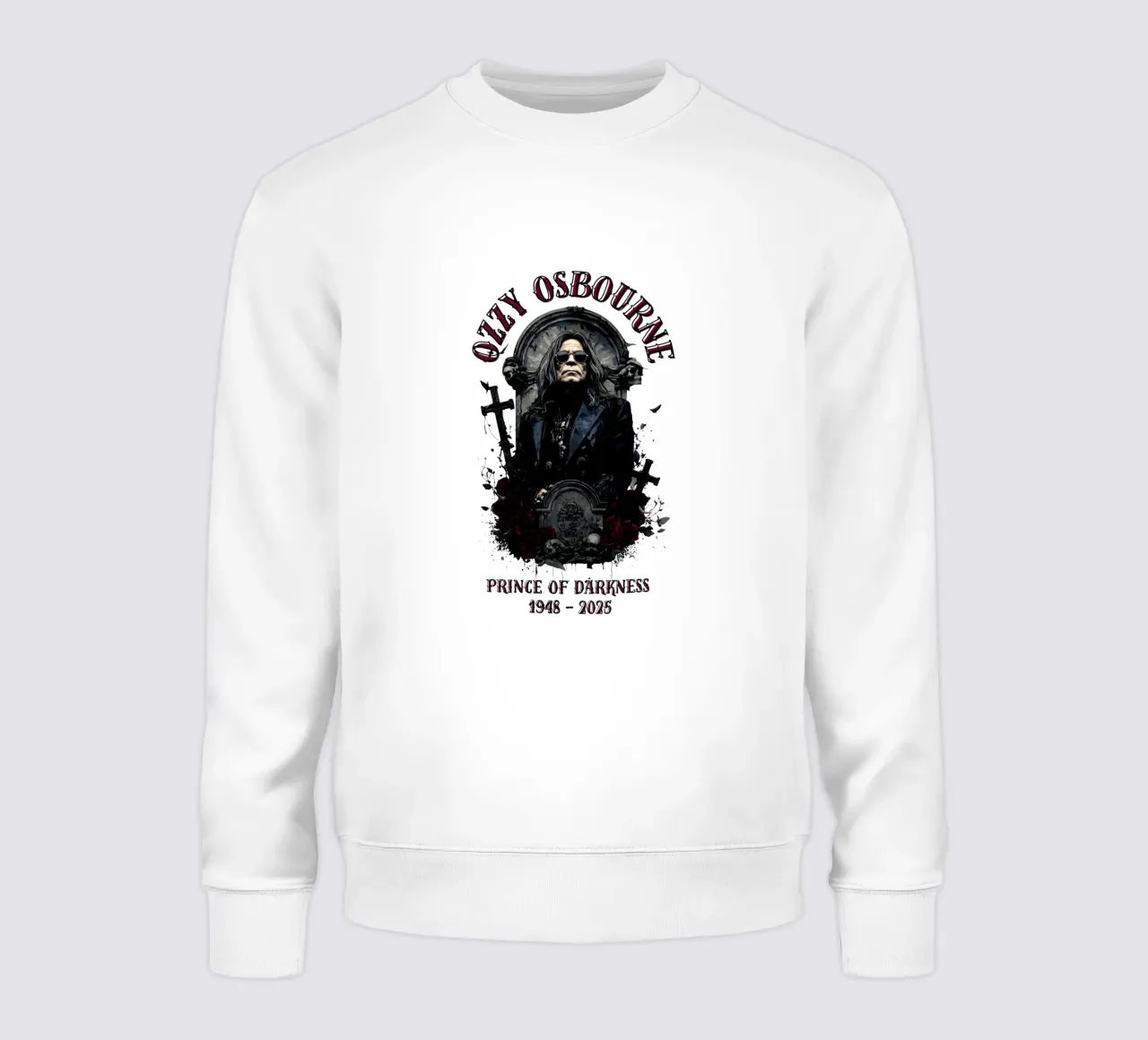 Riposa in pace Ozzy Osbourne felpa da https://www.juniqe.com/uk/shop/Henndraws