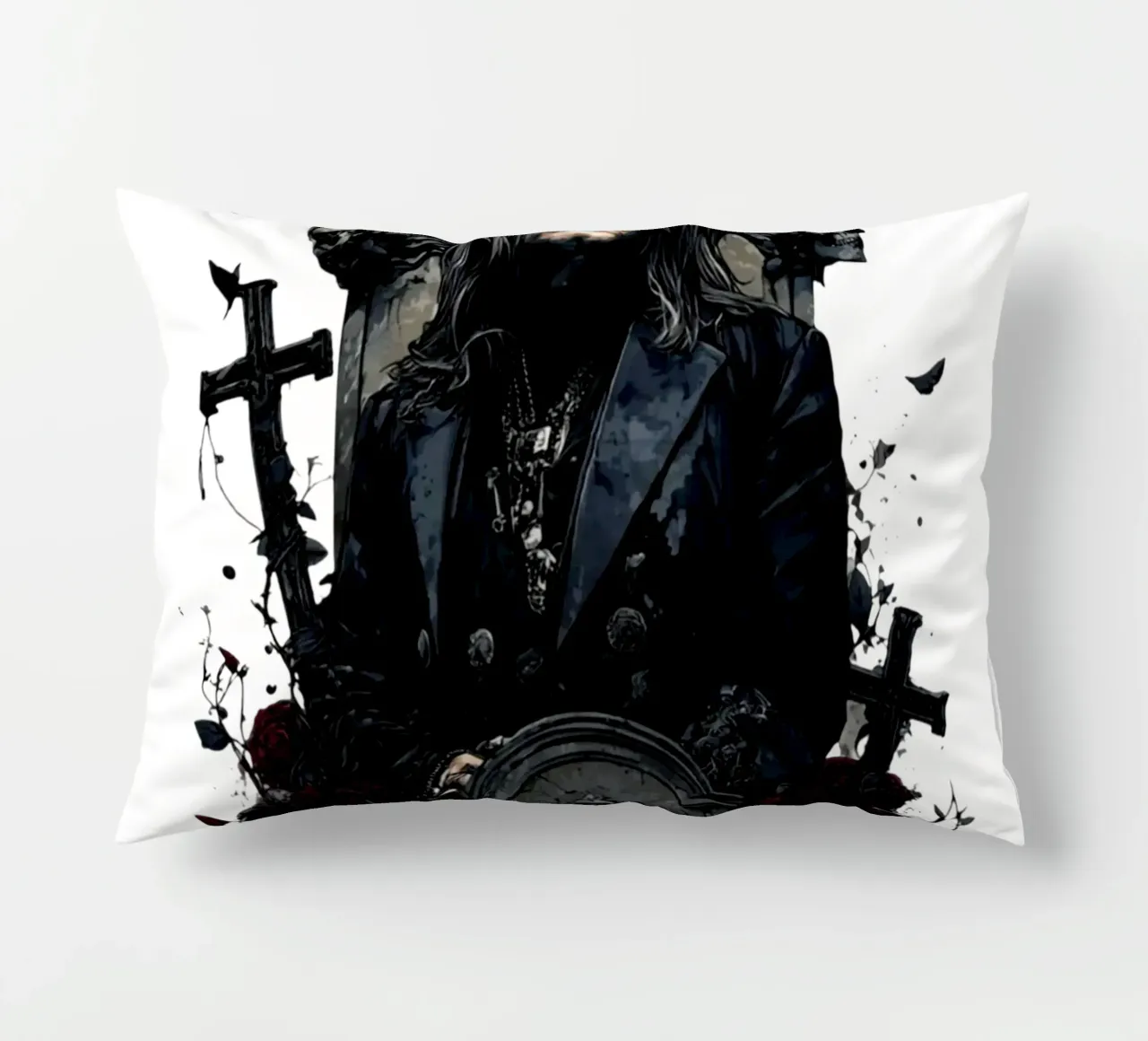 Riposa in pace Ozzy Osbourne cuscino da https://www.juniqe.com/uk/shop/Henndraws